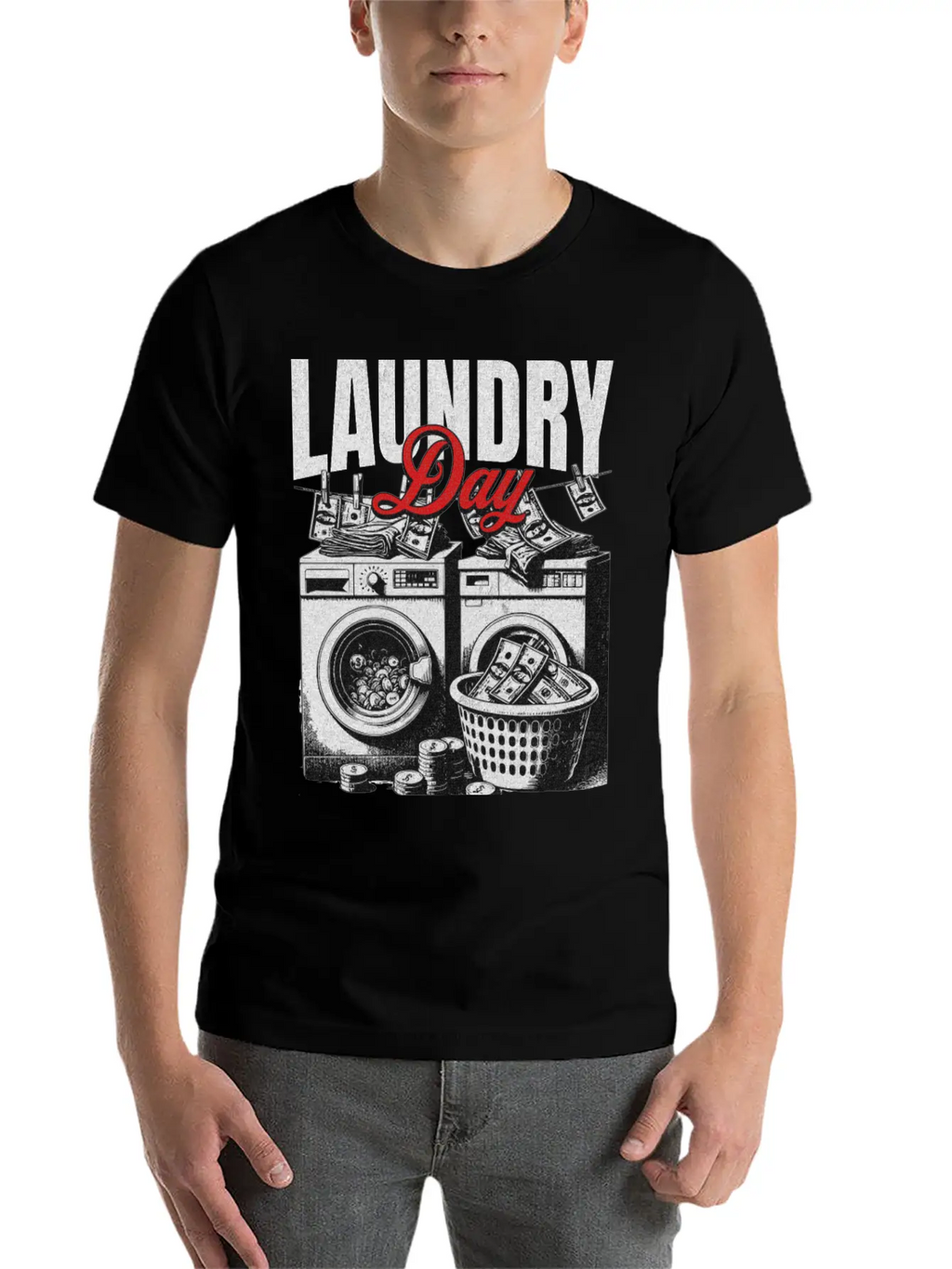 Laundry Day Streetwear Unisex Casual T-Shirt – Clean Design For Daily Comfort