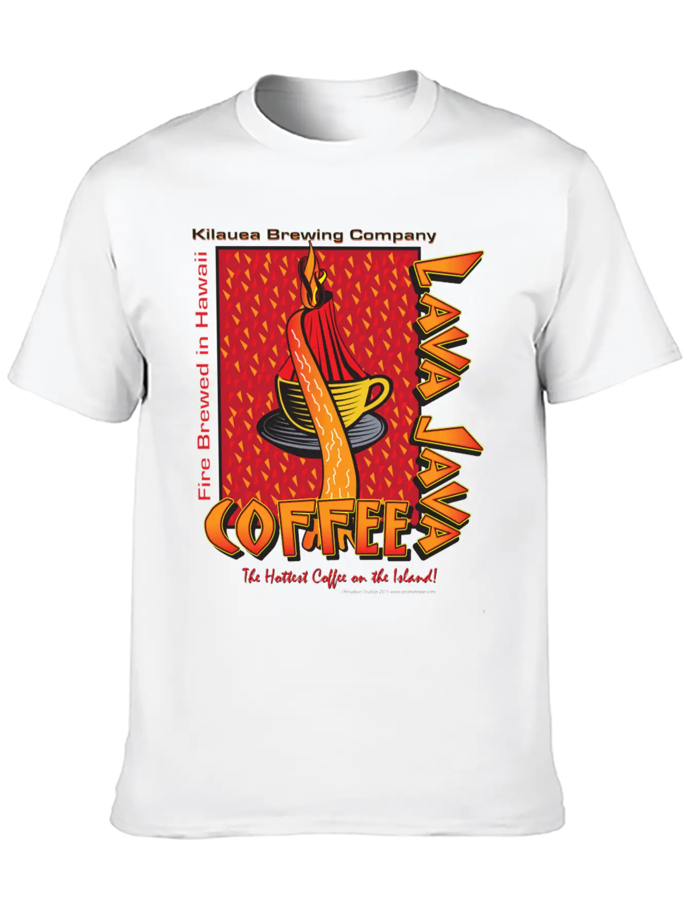 Lava Java Hawaiian Coffee Relaxed Everyday Tee – Lightweight And Durable Cotton