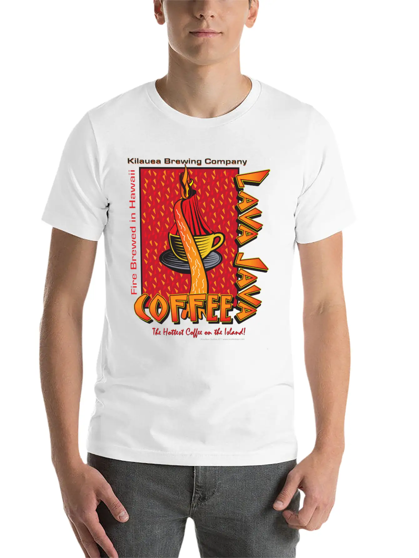 Lava Java Hawaiian Coffee Relaxed Everyday Tee – Lightweight And Durable Cotton