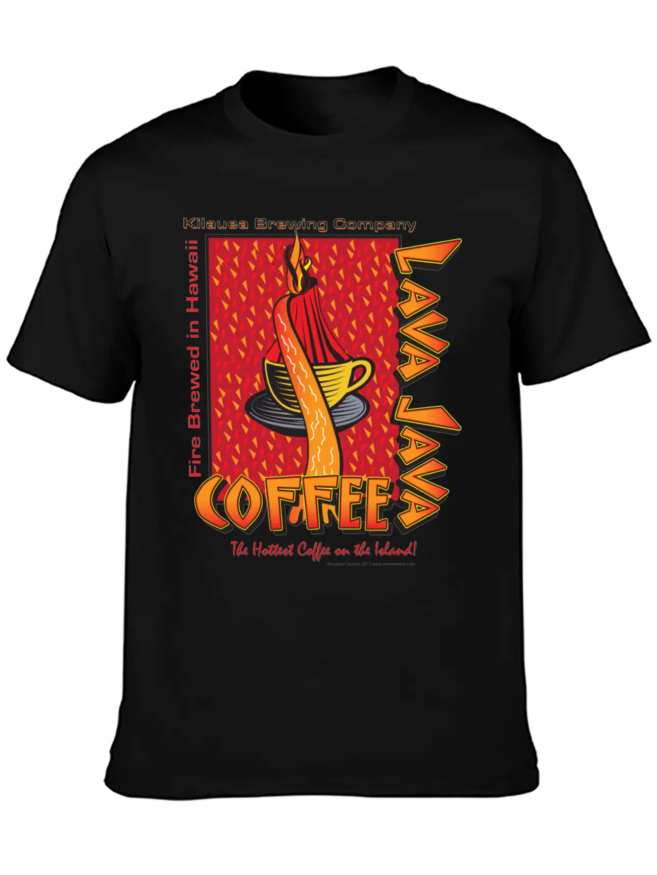 Lava Java Hawaiian Coffee Relaxed Everyday Tee – Lightweight And Durable Cotton
