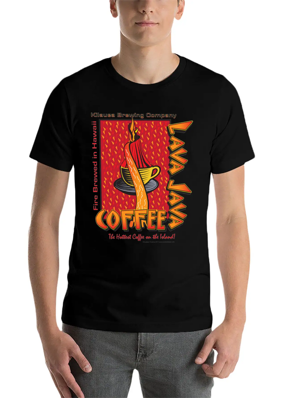 Lava Java Hawaiian Coffee Relaxed Everyday Tee – Lightweight And Durable Cotton