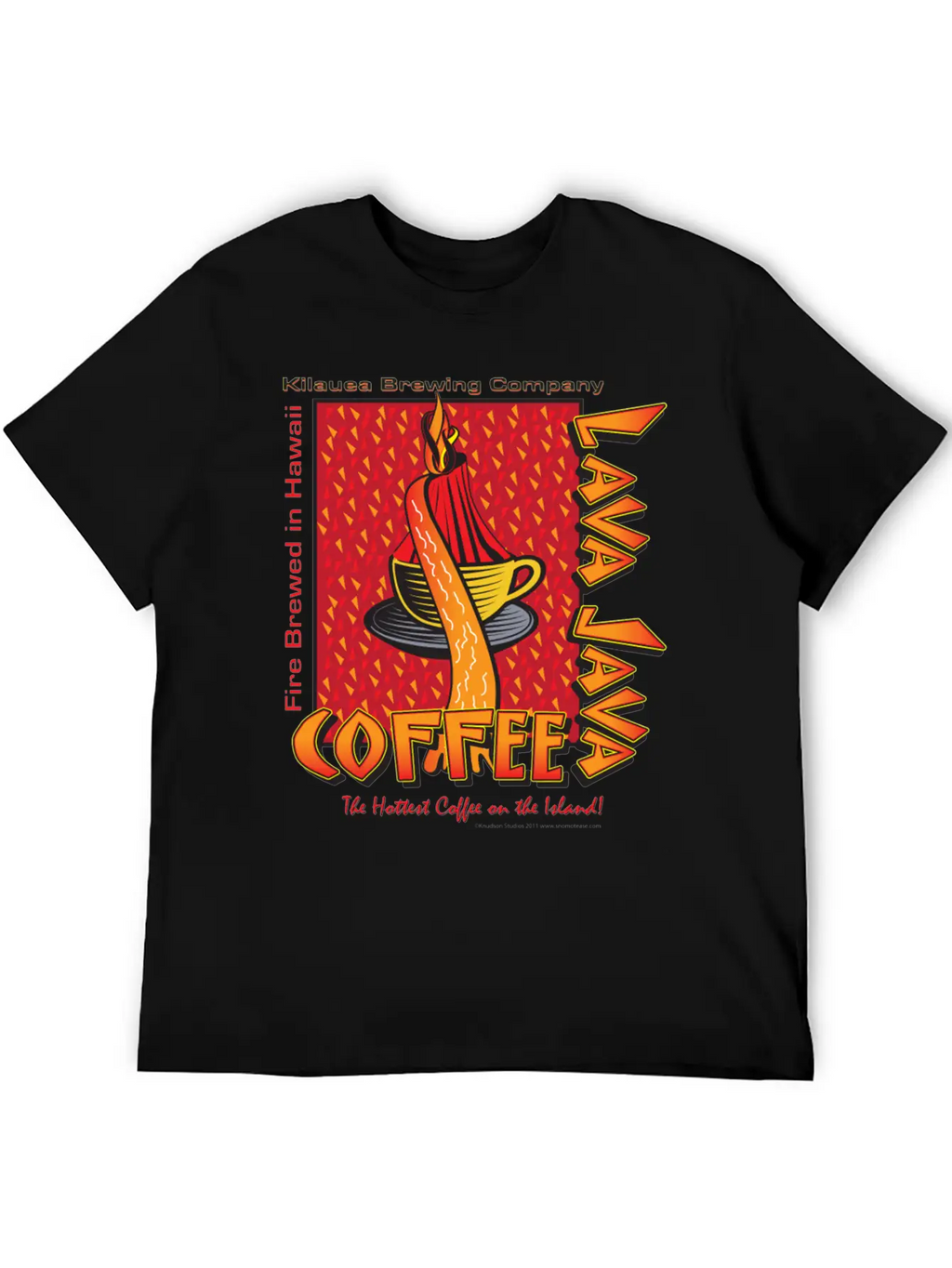 Lava Java Hawaiian Coffee Relaxed Everyday Tee – Lightweight And Durable Cotton