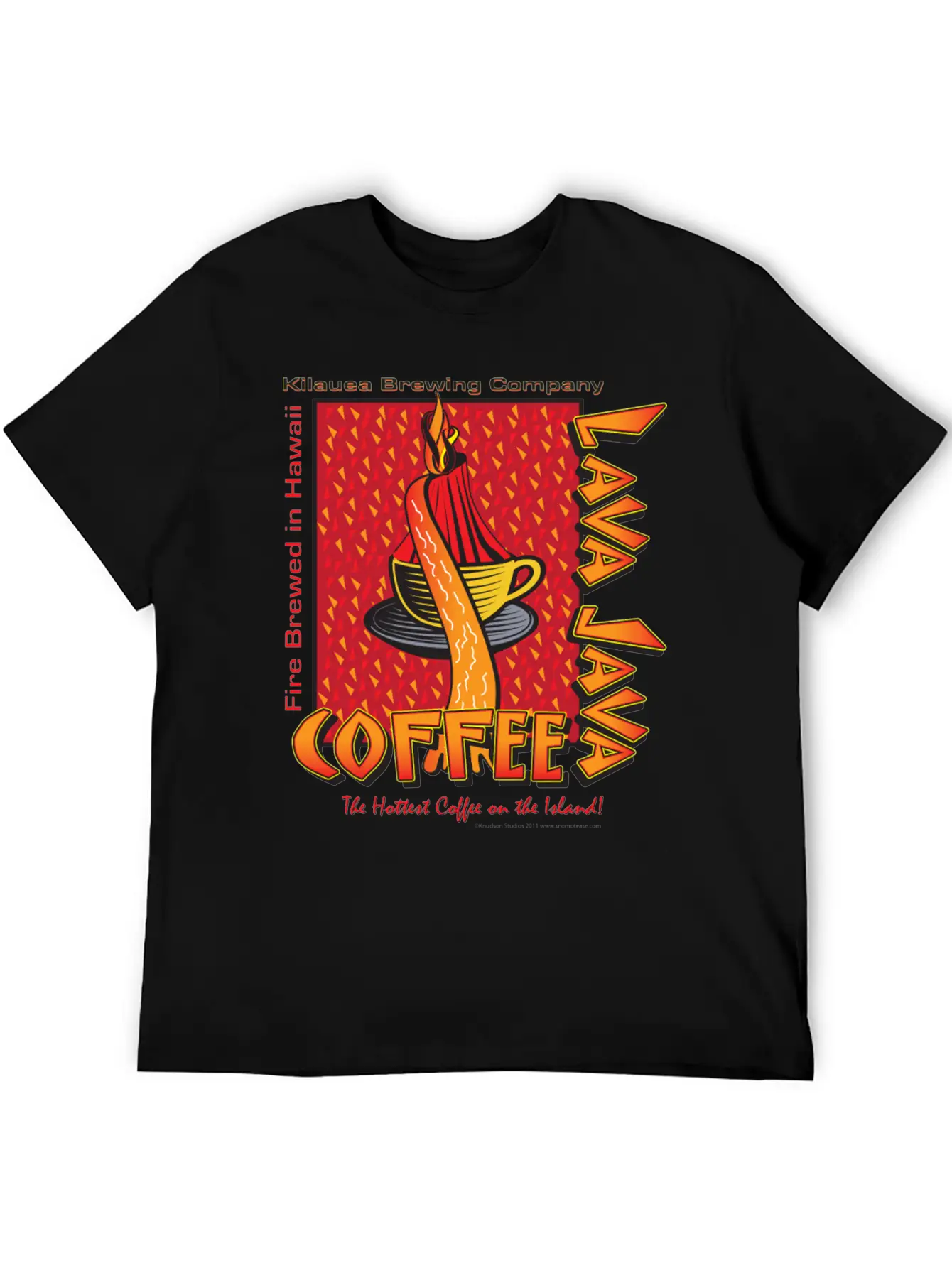 Lava Java Hawaiian Coffee Relaxed Everyday Tee – Lightweight And Durable Cotton