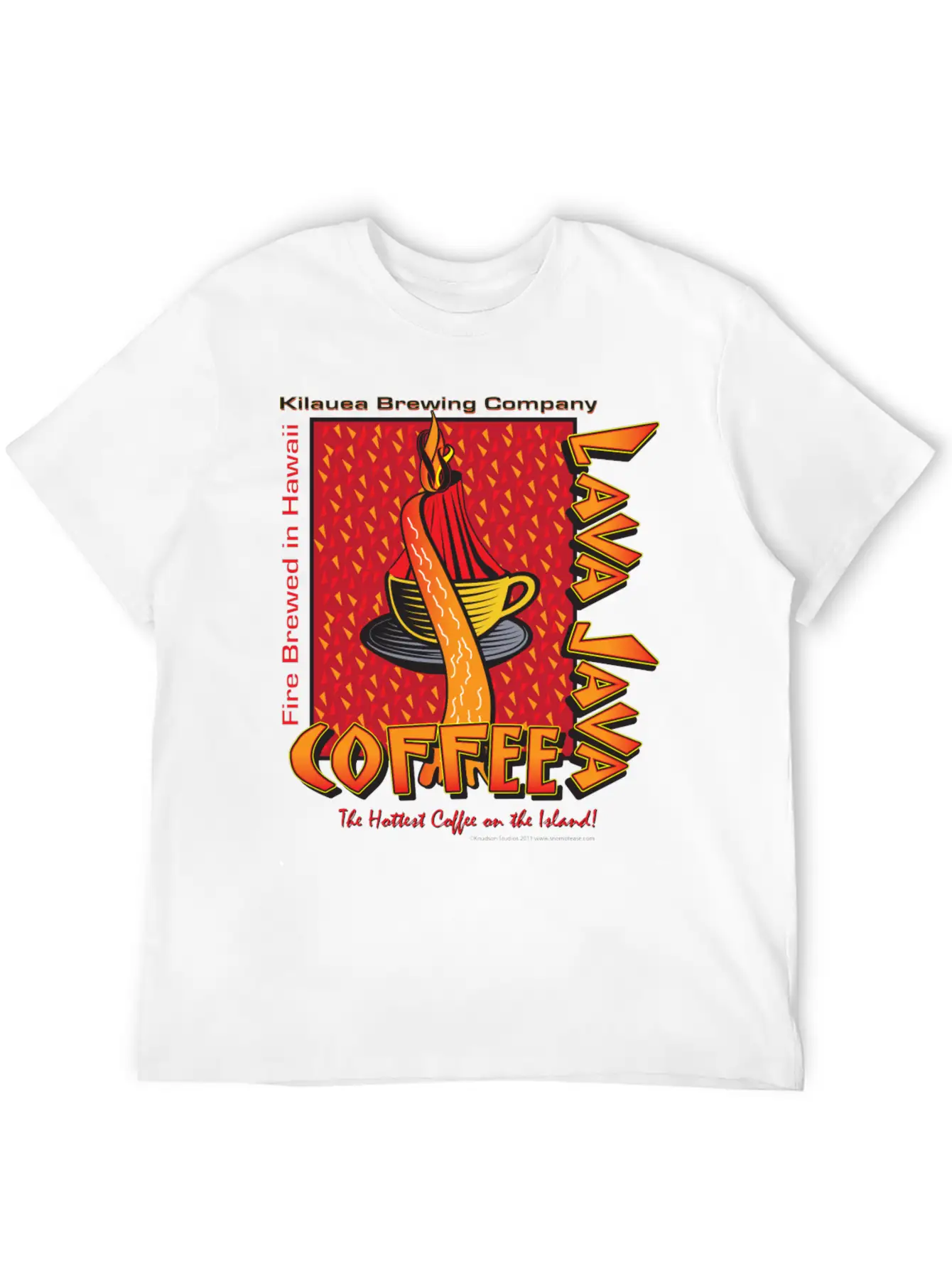 Lava Java Hawaiian Coffee Relaxed Everyday Tee – Lightweight And Durable Cotton