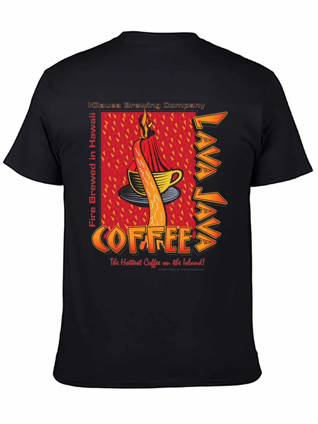 Lava Java Hawaiian Coffee Relaxed Everyday Tee – Lightweight And Durable Cotton