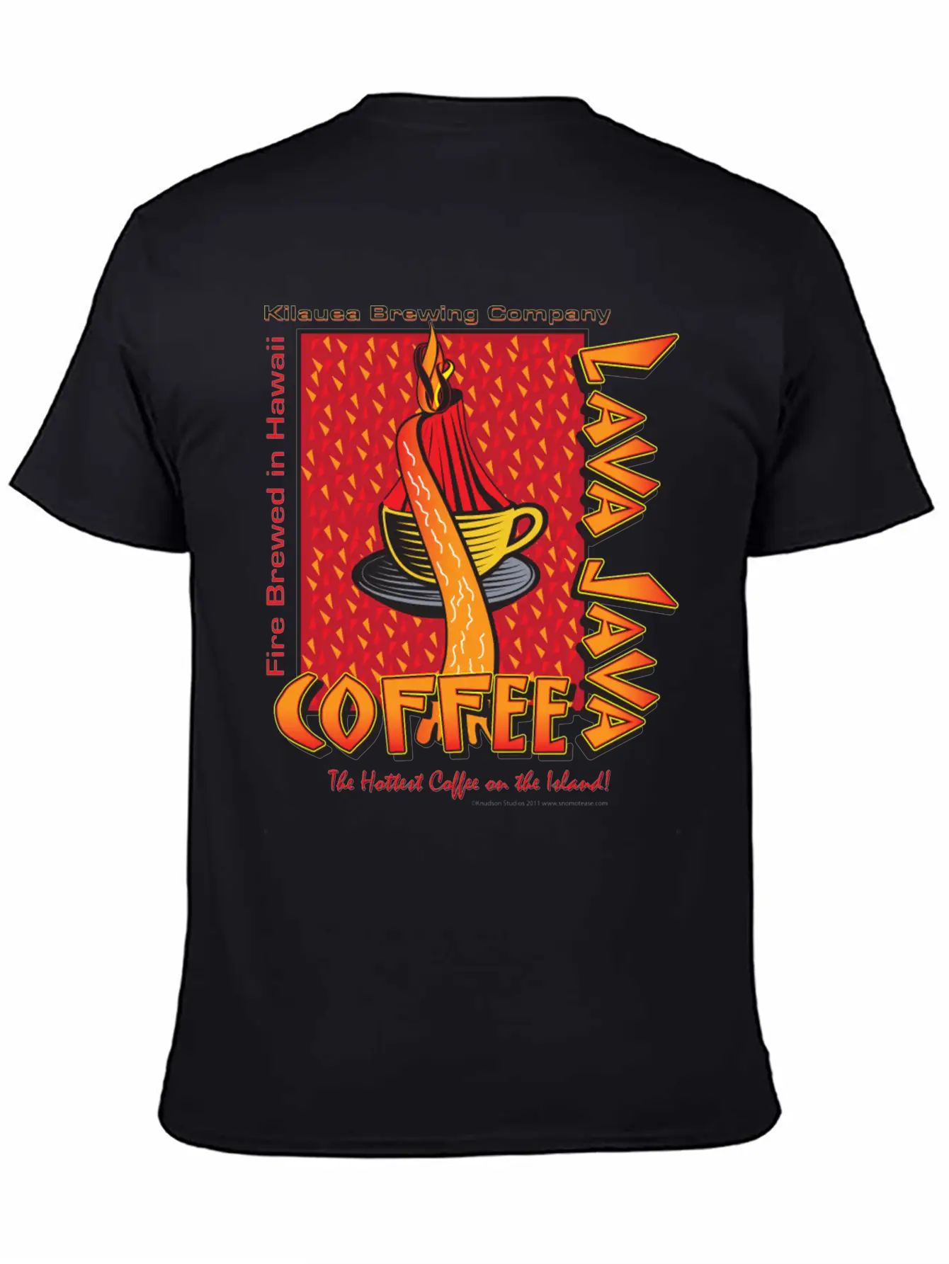 Lava Java Hawaiian Coffee Relaxed Everyday Tee – Lightweight And Durable Cotton