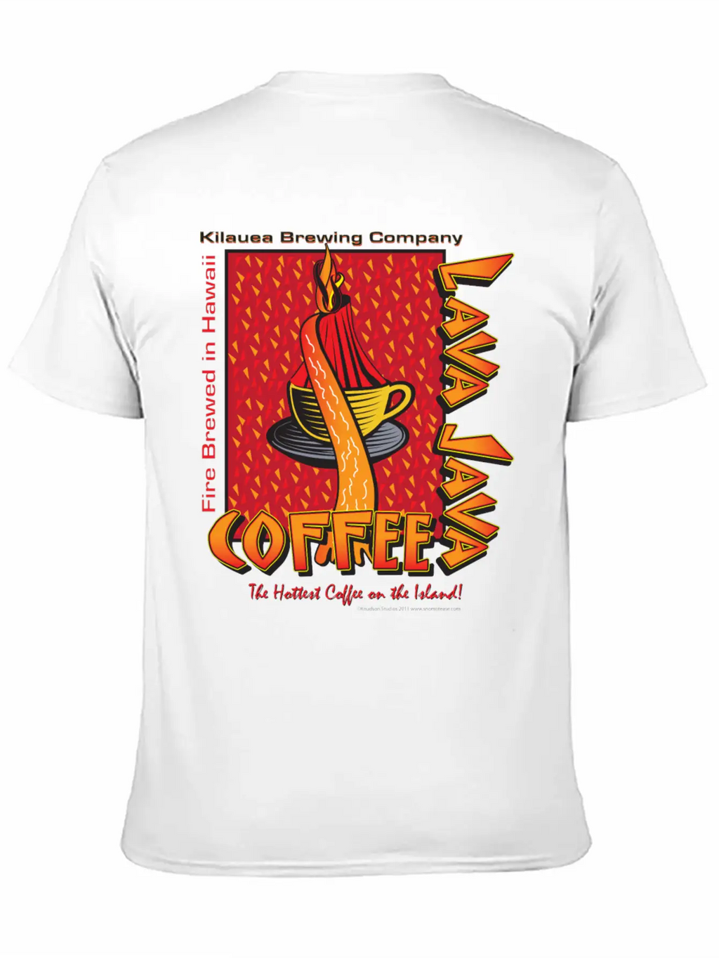Lava Java Hawaiian Coffee Relaxed Everyday Tee – Lightweight And Durable Cotton