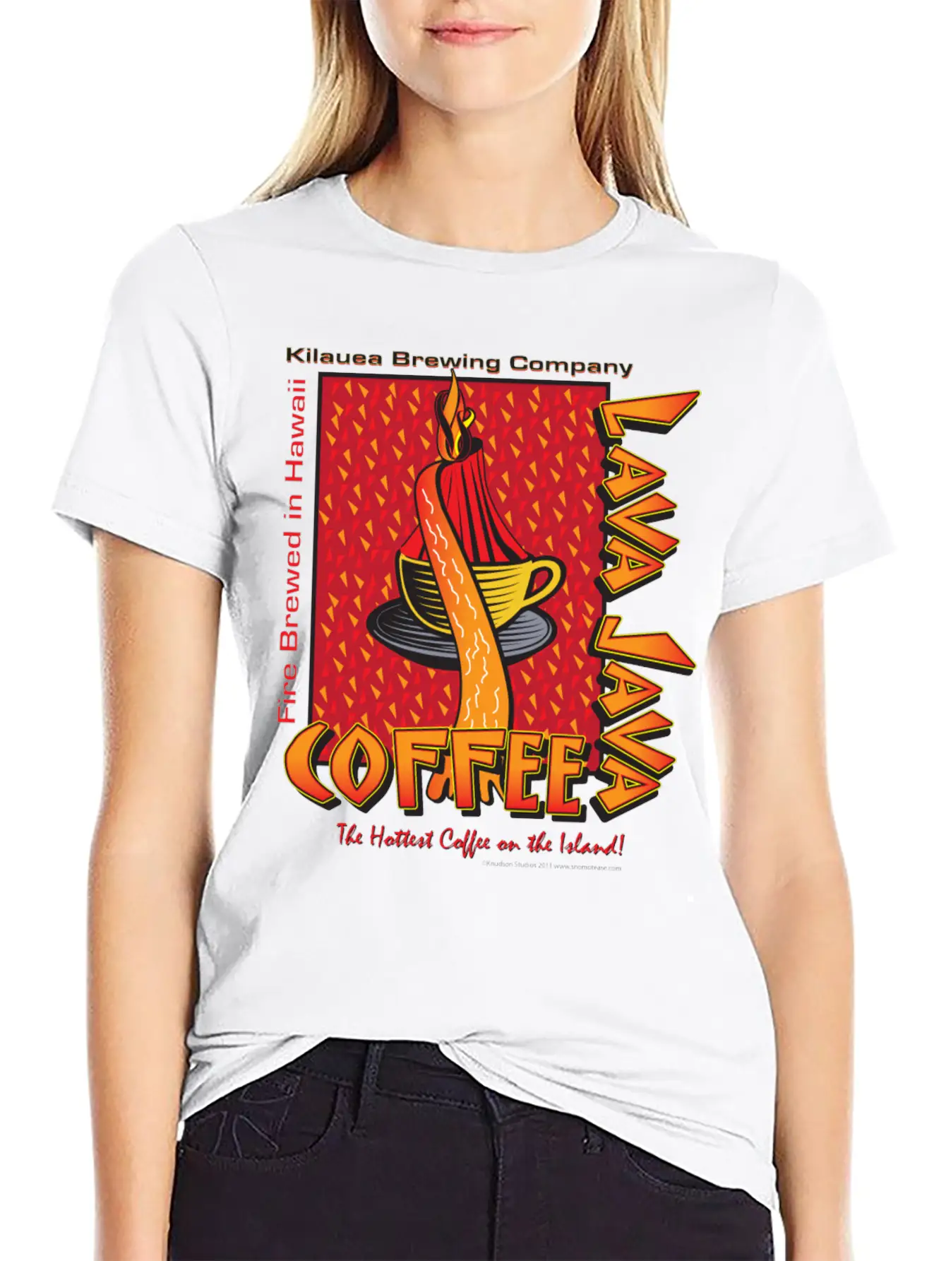 Lava Java Hawaiian Coffee Relaxed Everyday Tee – Lightweight And Durable Cotton