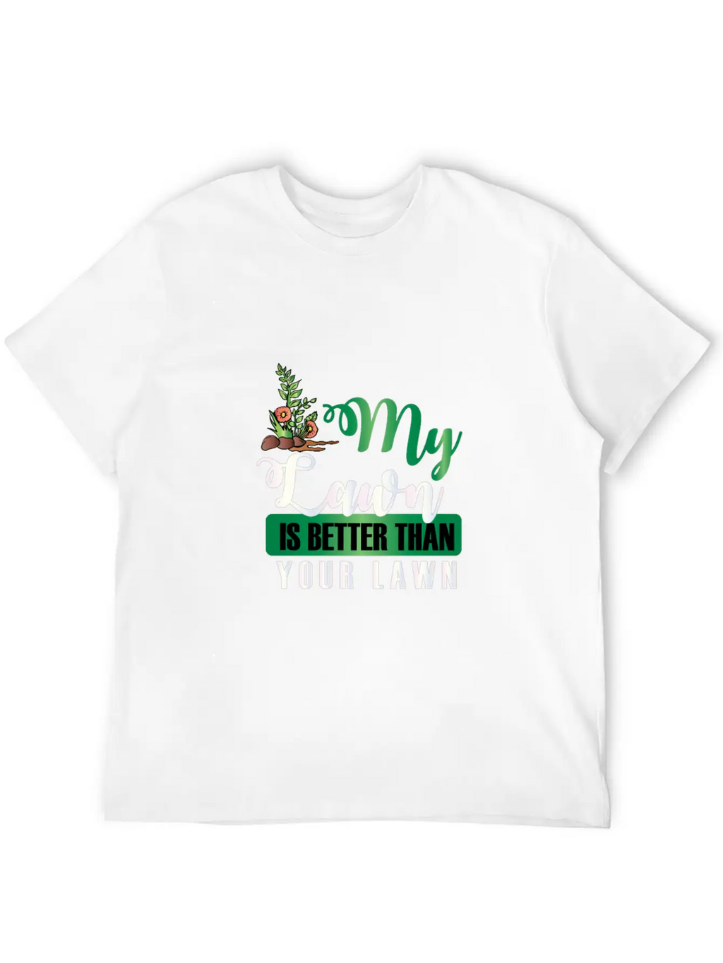 Lawn Meadow English Mowing Manure Garden Essential Cotton Tee For Daily Outfits – Unisex Style