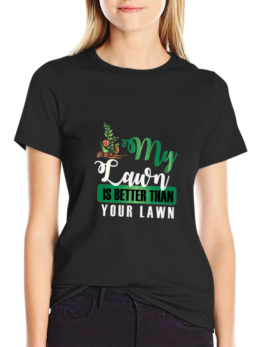 Lawn Meadow English Mowing Manure Garden Essential Cotton Tee For Daily Outfits – Unisex Style
