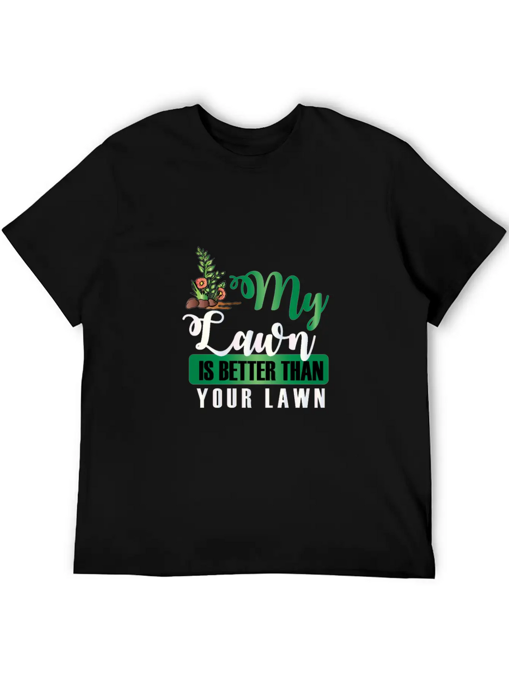 Lawn Meadow English Mowing Manure Garden Essential Cotton Tee For Daily Outfits – Unisex Style
