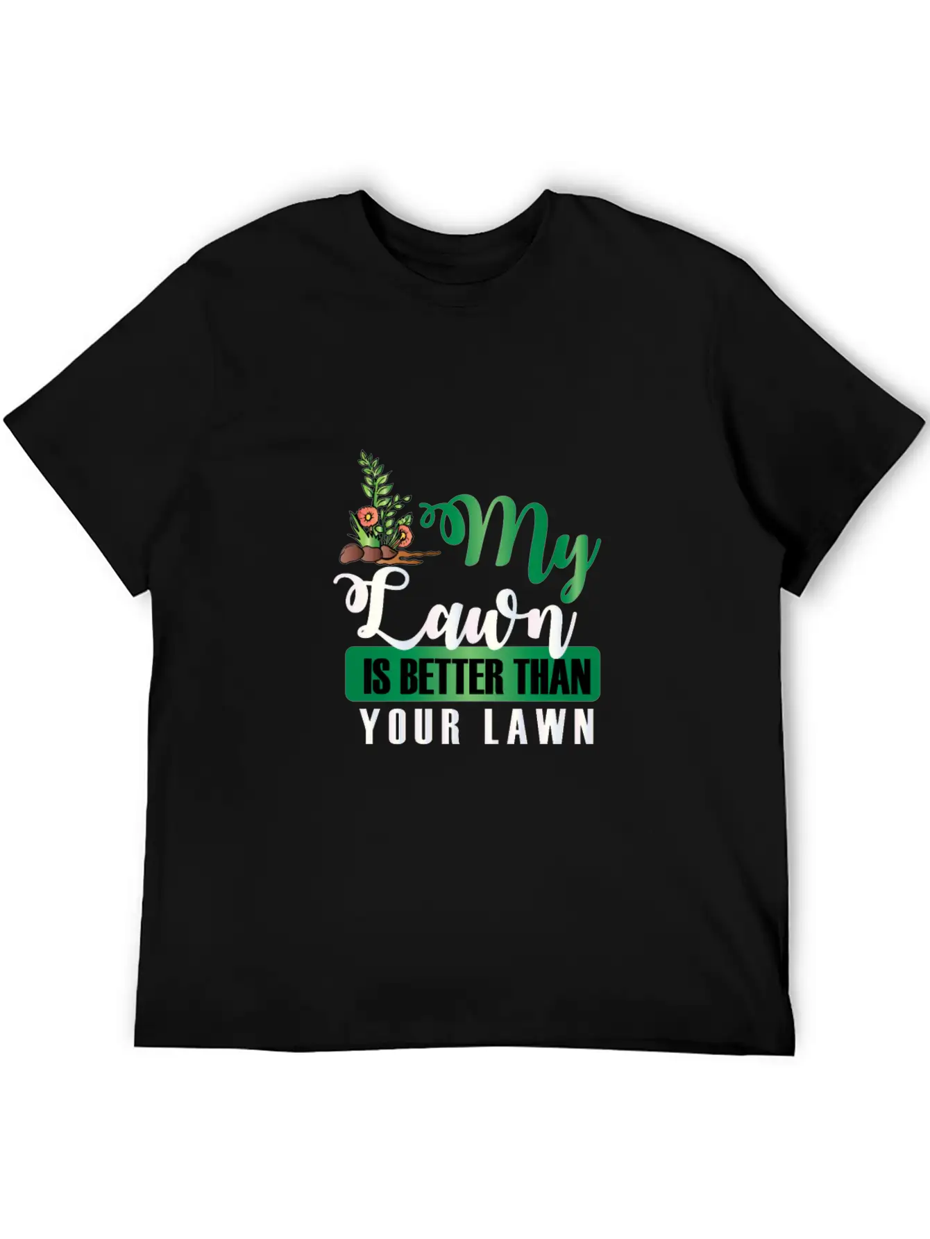 Lawn Meadow English Mowing Manure Garden Essential Cotton Tee For Daily Outfits – Unisex Style