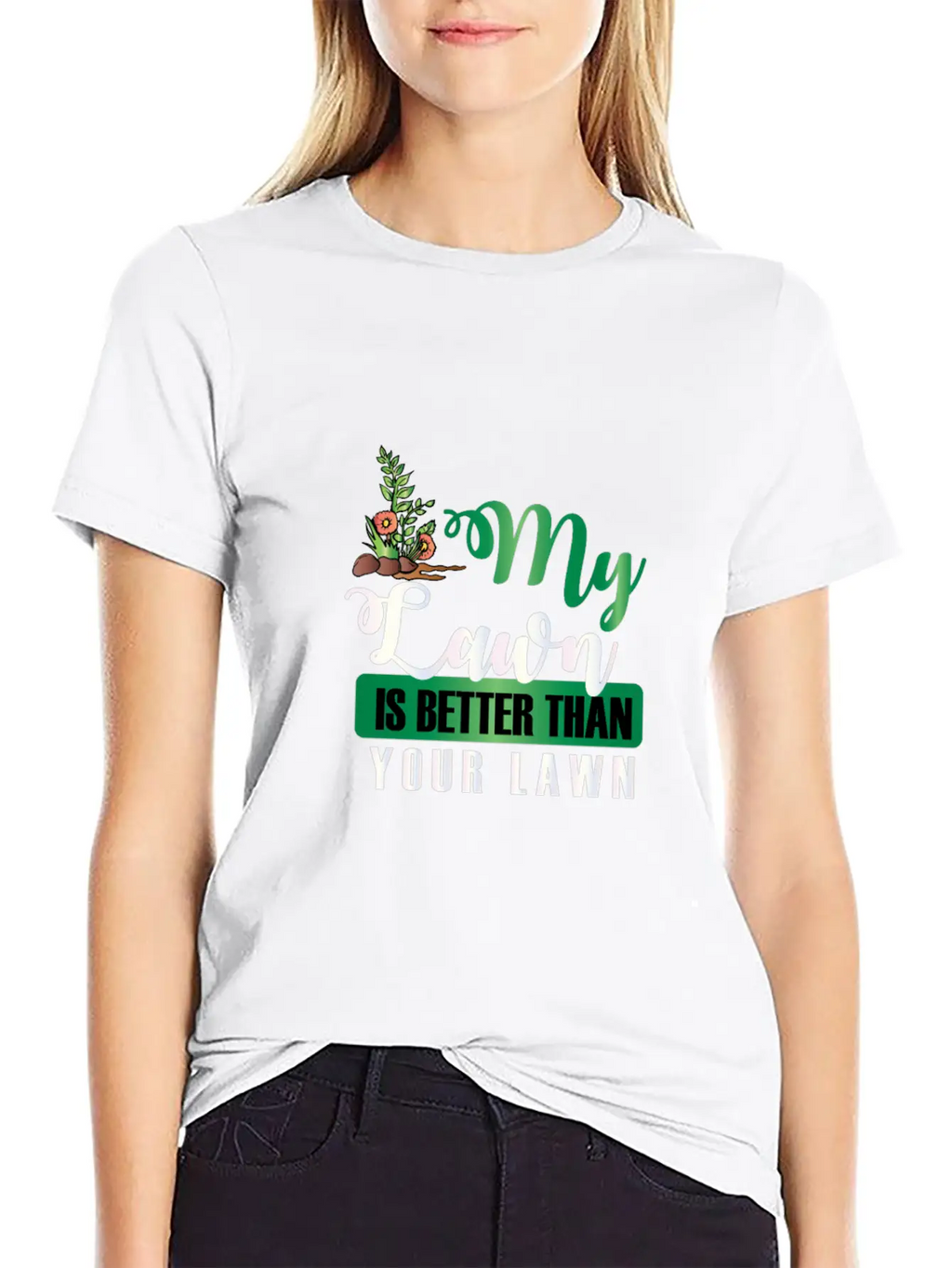 Lawn Meadow English Mowing Manure Garden Essential Cotton Tee For Daily Outfits – Unisex Style