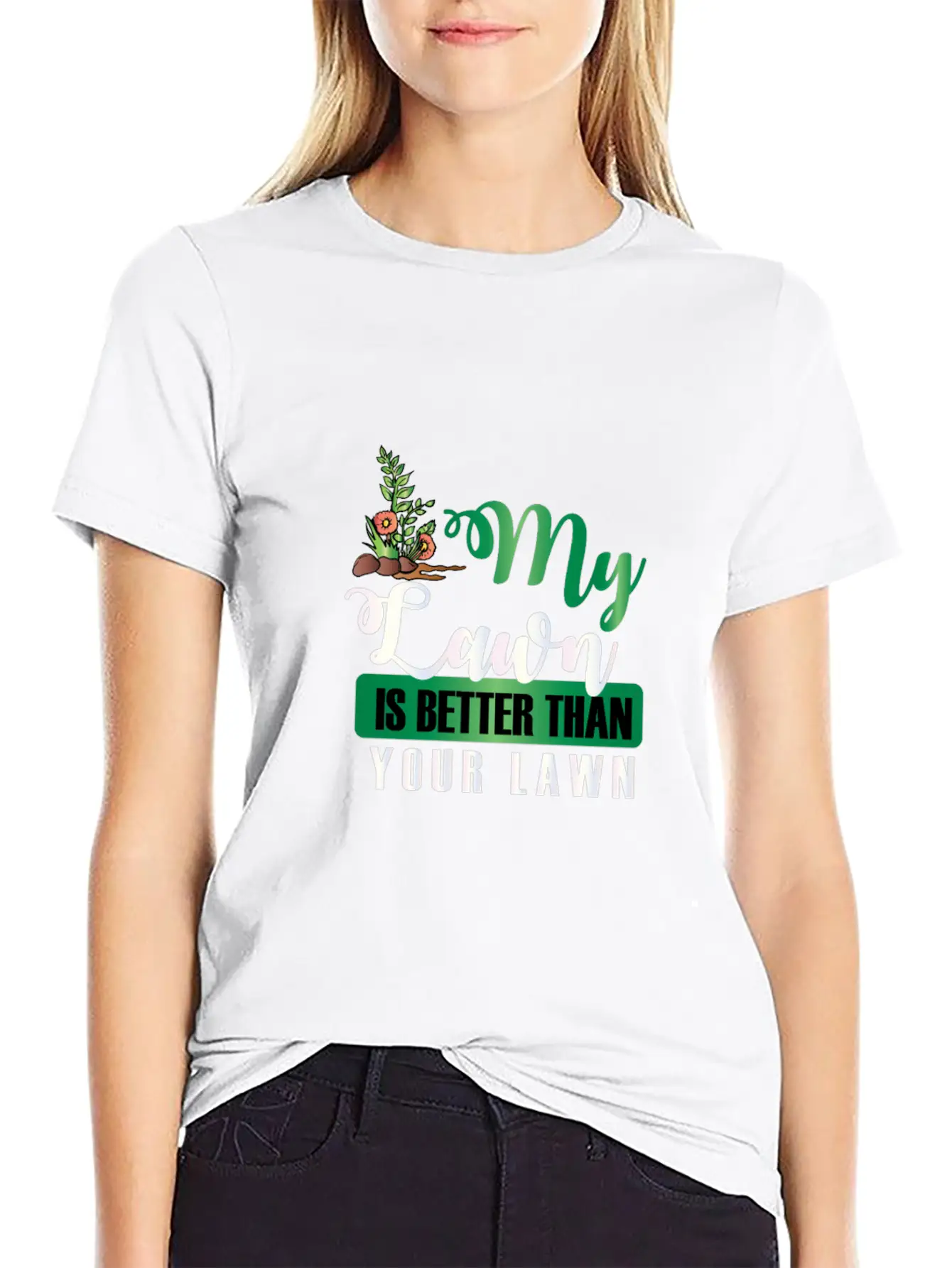Lawn Meadow English Mowing Manure Garden Essential Cotton Tee For Daily Outfits – Unisex Style