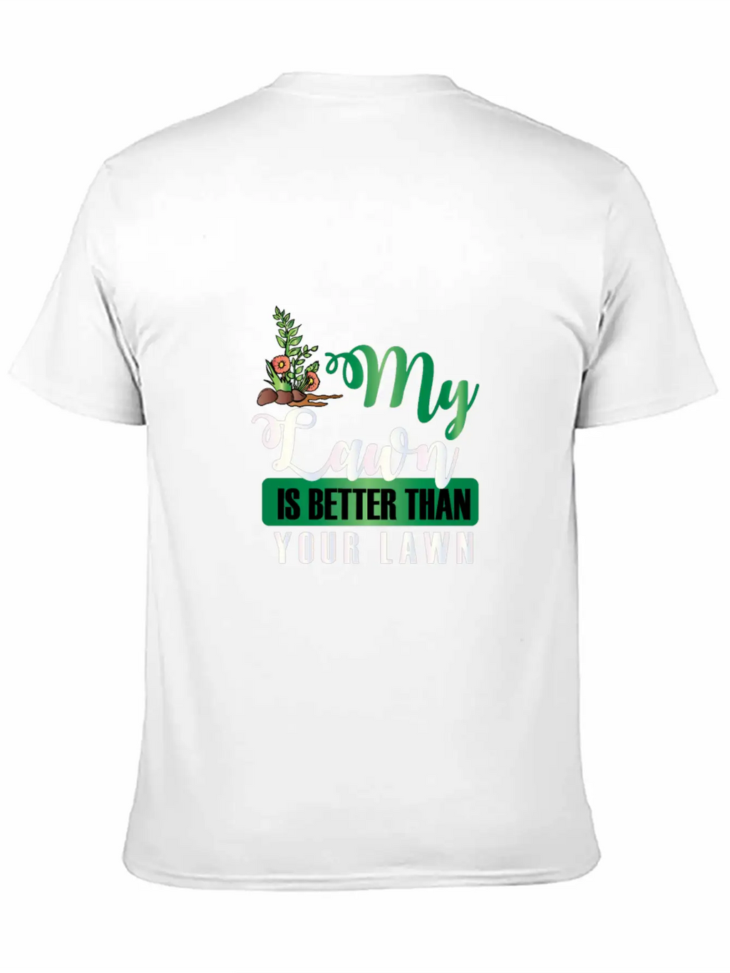 Lawn Meadow English Mowing Manure Garden Essential Cotton Tee For Daily Outfits – Unisex Style