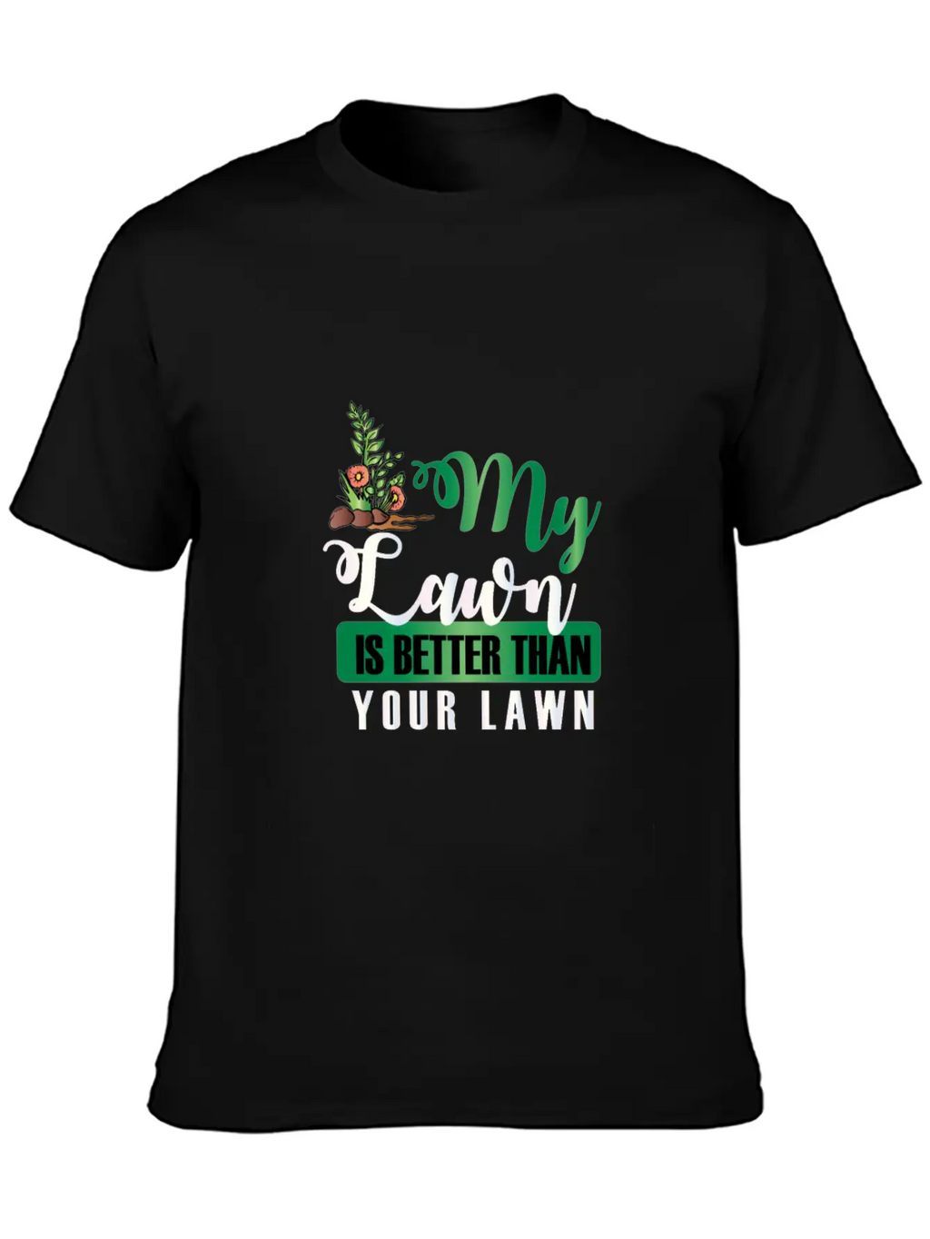 Lawn Meadow English Mowing Manure Garden Essential Cotton Tee For Daily Outfits – Unisex Style