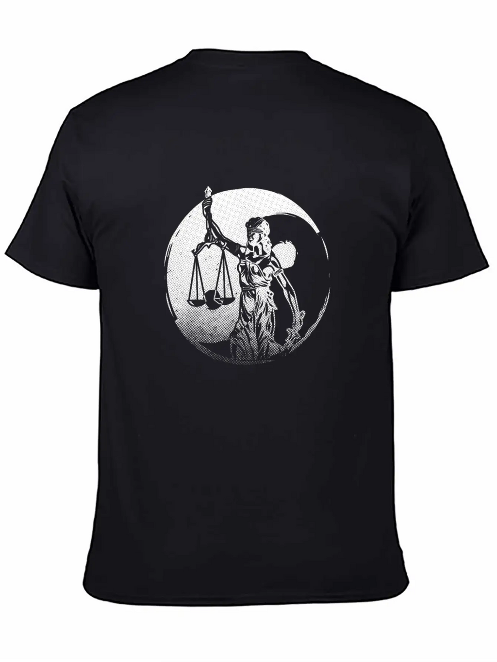 Lawyer Yin Yang Harmony Lady Justice Attorney Gift Basic Graphic T-Shirt – Daily Comfort In Soft Cotton