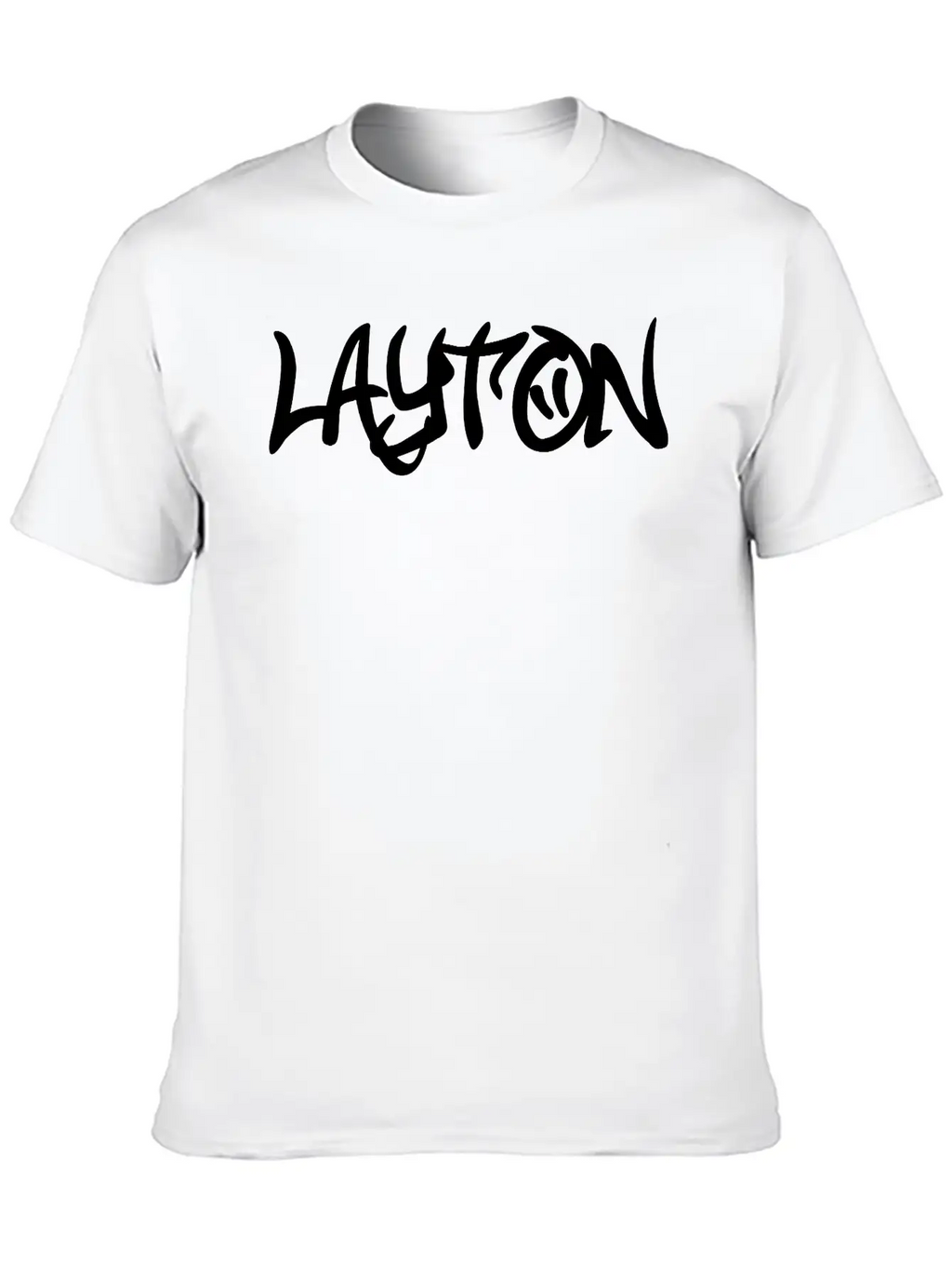 Layton Graffiti Timeless Short Sleeve Tee – Comfy And Minimalist Design