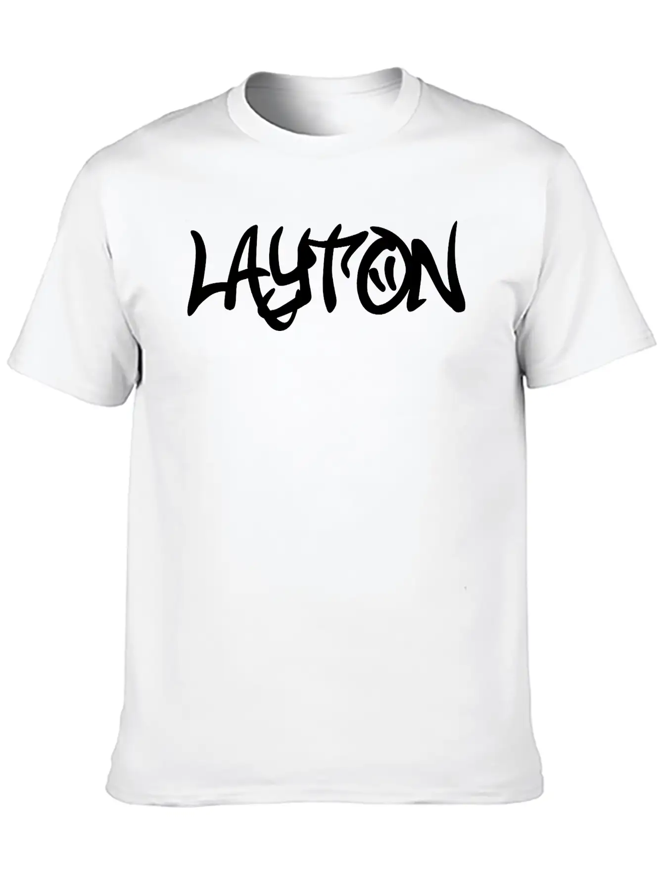 Layton Graffiti Timeless Short Sleeve Tee – Comfy And Minimalist Design