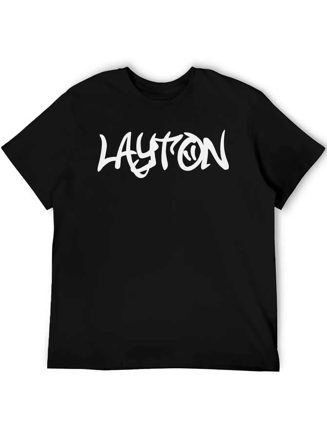 Layton Graffiti Timeless Short Sleeve Tee – Comfy And Minimalist Design