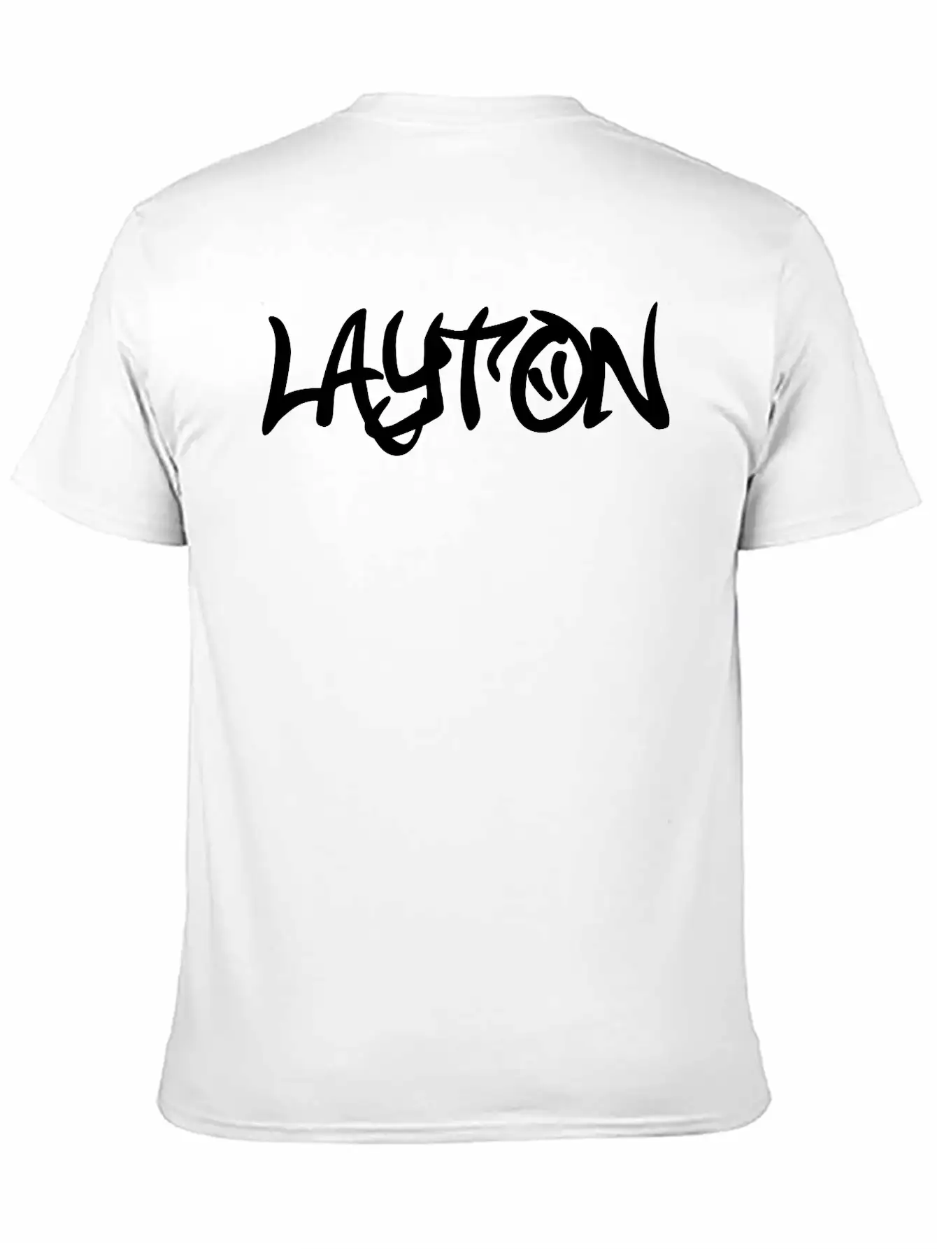 Layton Graffiti Timeless Short Sleeve Tee – Comfy And Minimalist Design