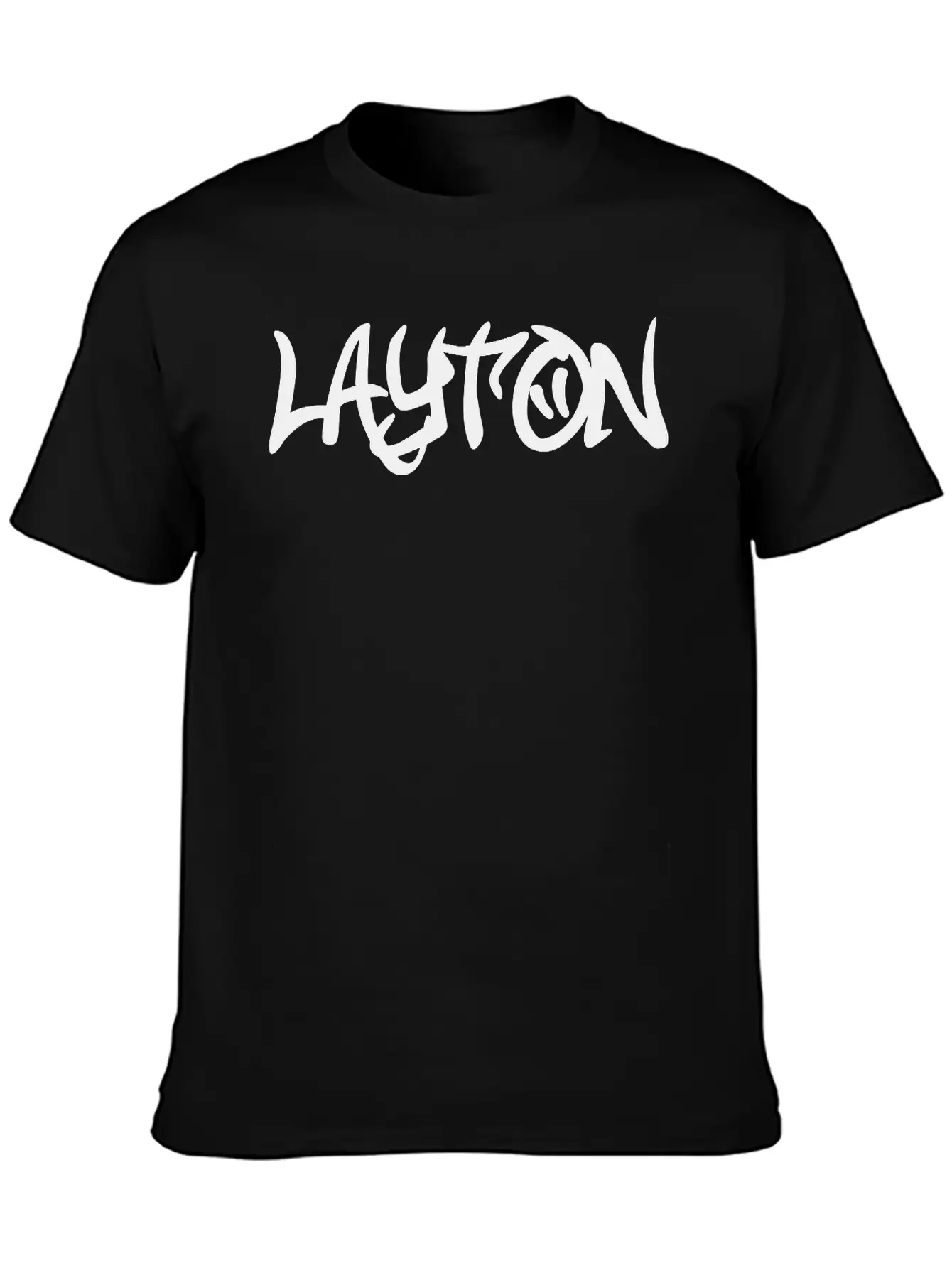 Layton Graffiti Timeless Short Sleeve Tee – Comfy And Minimalist Design