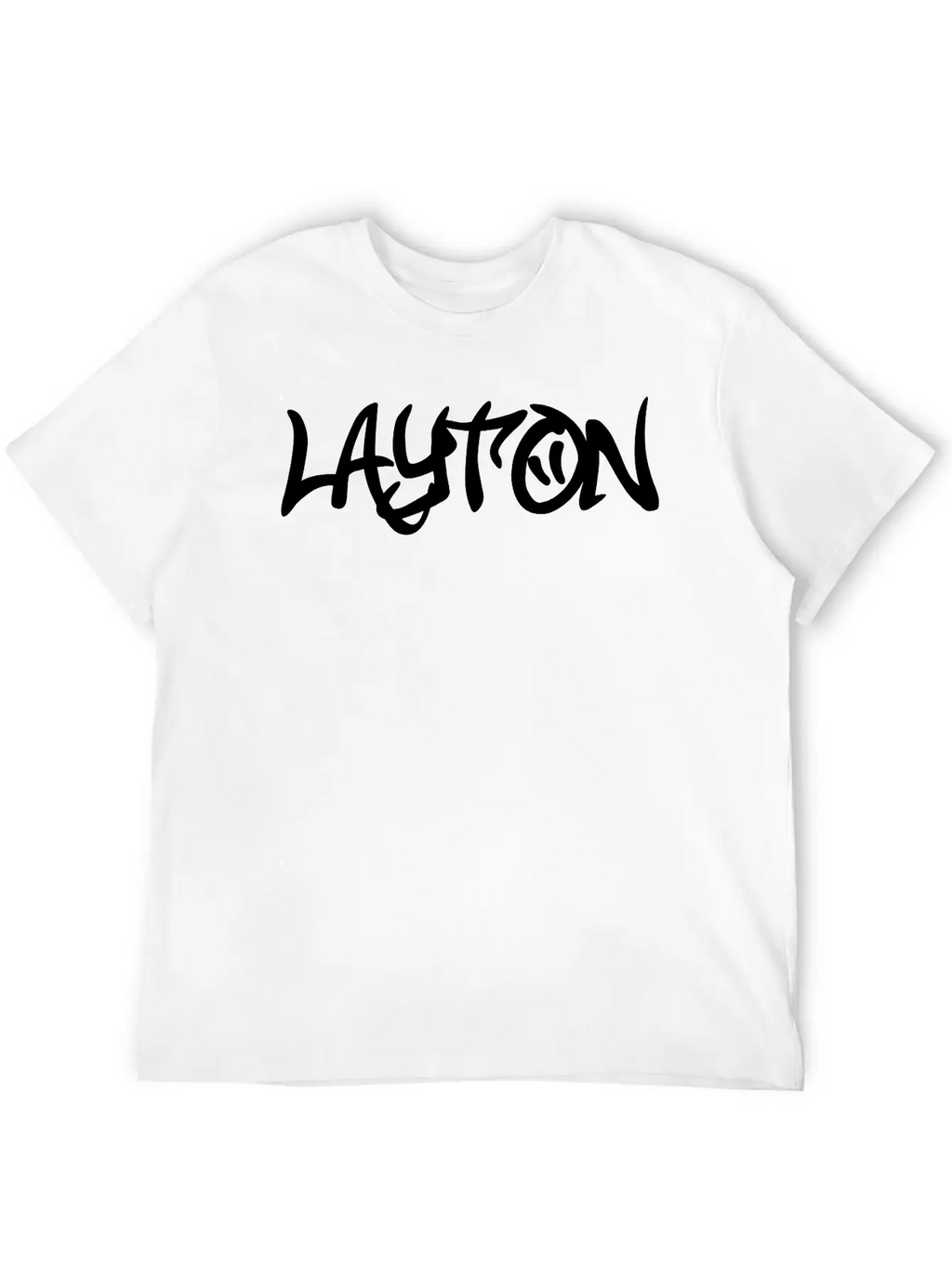Layton Graffiti Timeless Short Sleeve Tee – Comfy And Minimalist Design
