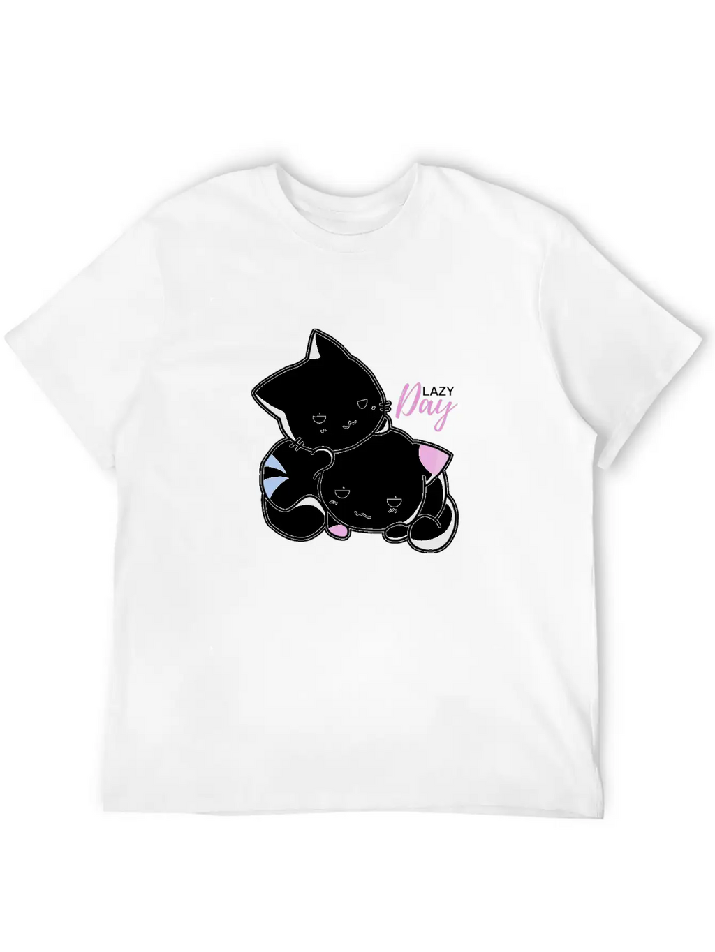 Lazy Day Cats Timeless Short Sleeve Tee – Comfy And Minimalist Design