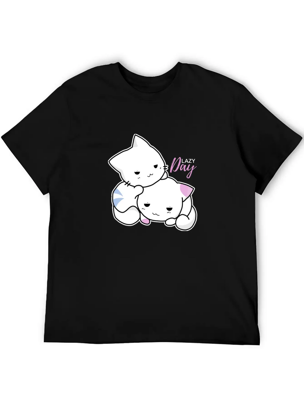Lazy Day Cats Timeless Short Sleeve Tee – Comfy And Minimalist Design
