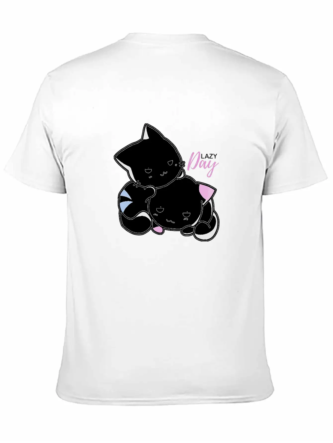 Lazy Day Cats Timeless Short Sleeve Tee – Comfy And Minimalist Design