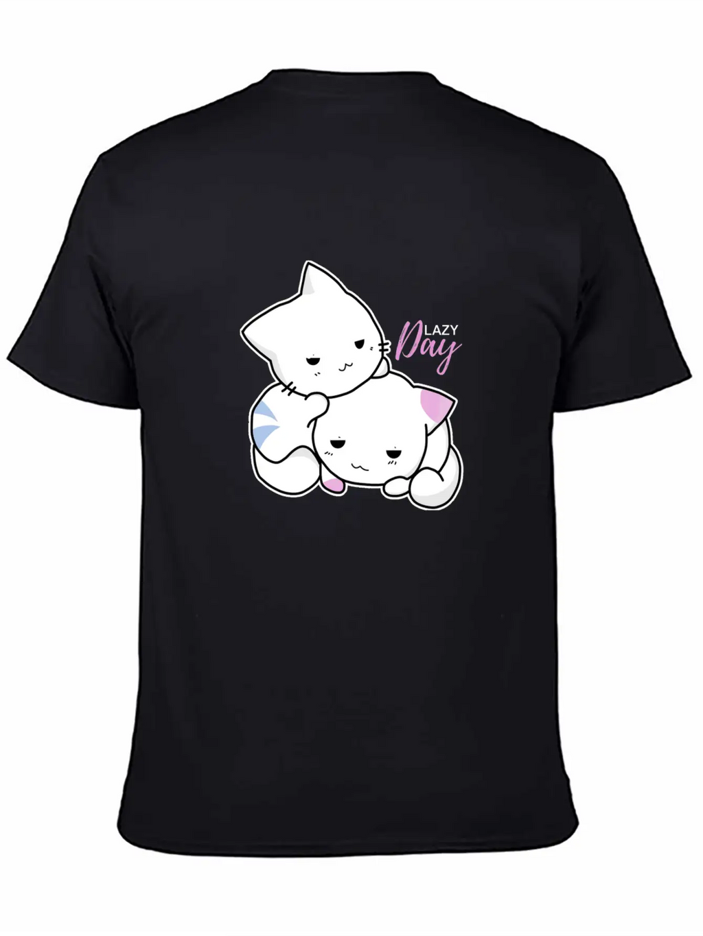Lazy Day Cats Timeless Short Sleeve Tee – Comfy And Minimalist Design