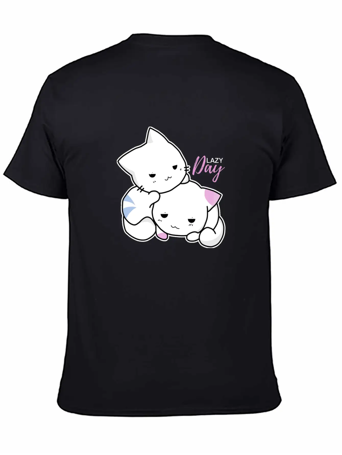 Lazy Day Cats Timeless Short Sleeve Tee – Comfy And Minimalist Design