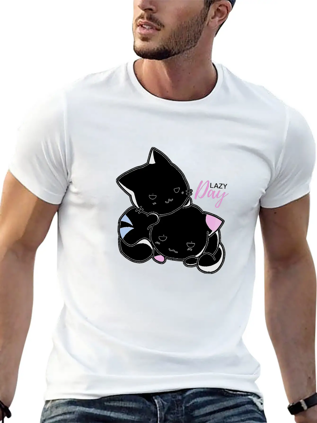 Lazy Day Cats Timeless Short Sleeve Tee – Comfy And Minimalist Design