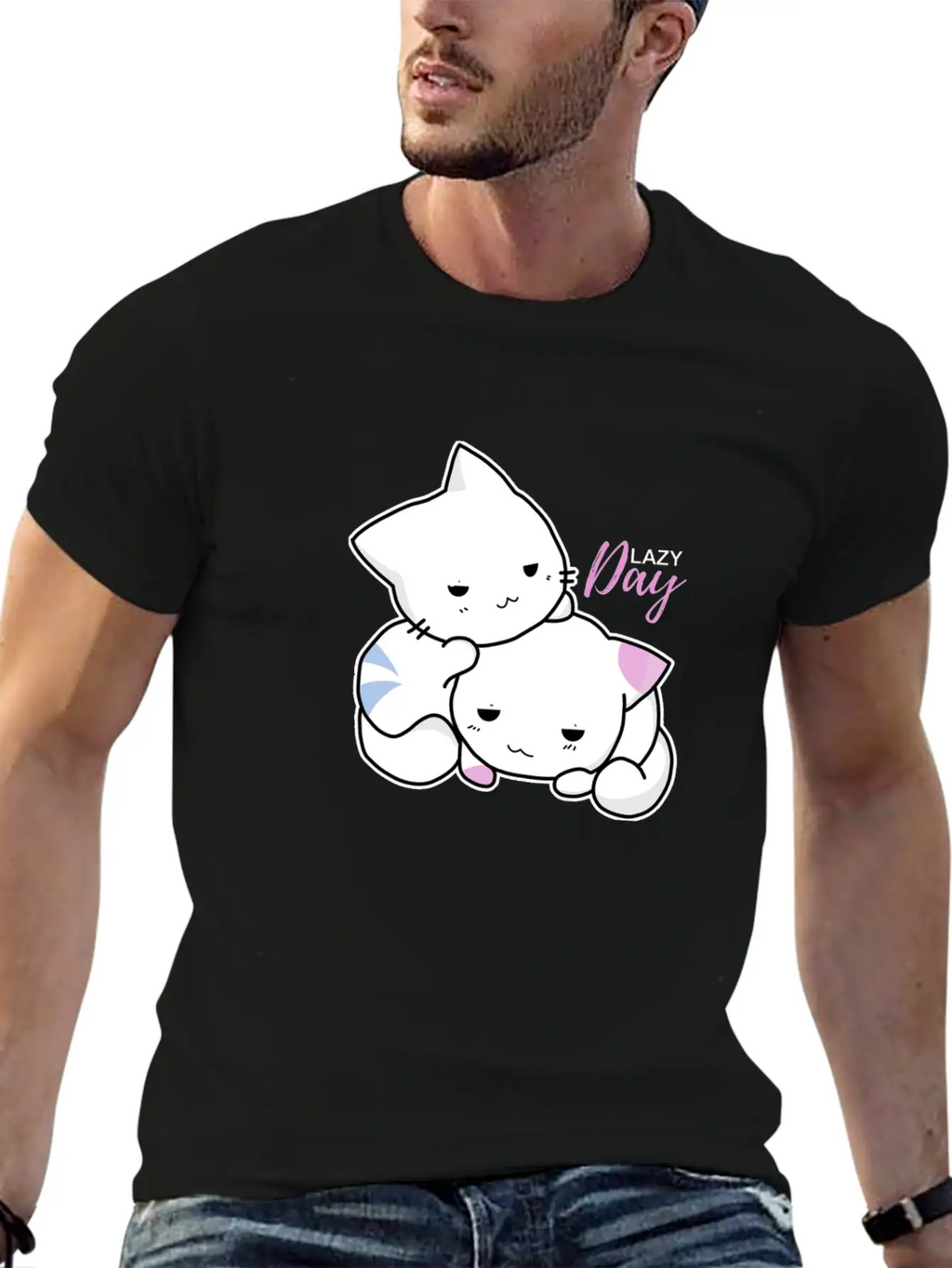 Lazy Day Cats Timeless Short Sleeve Tee – Comfy And Minimalist Design