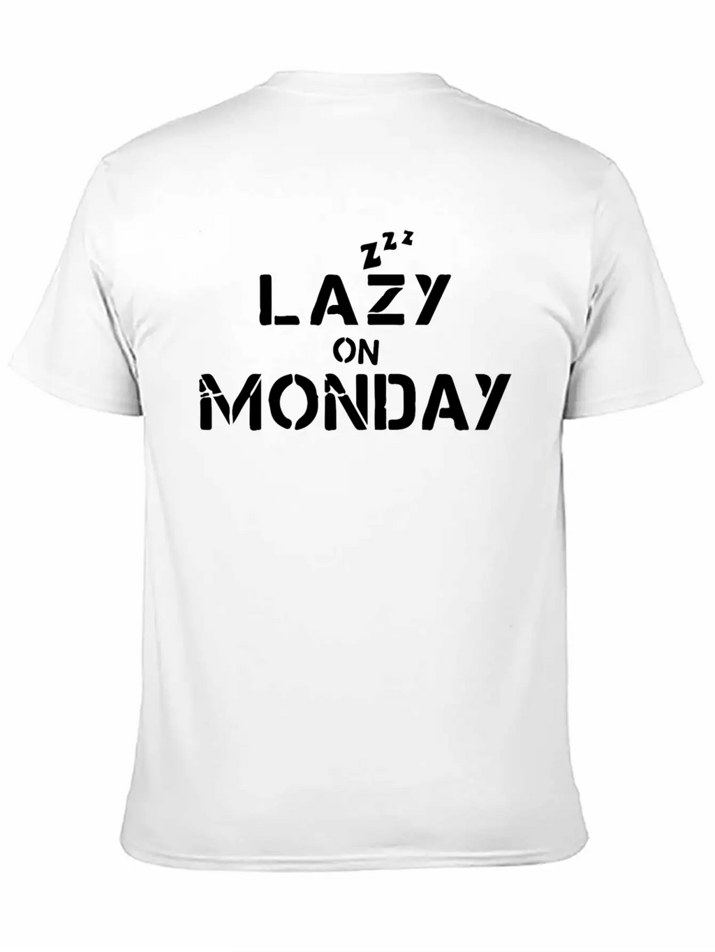 Lazy On Monday Basic Graphic T-Shirt – Daily Comfort In Soft Cotton