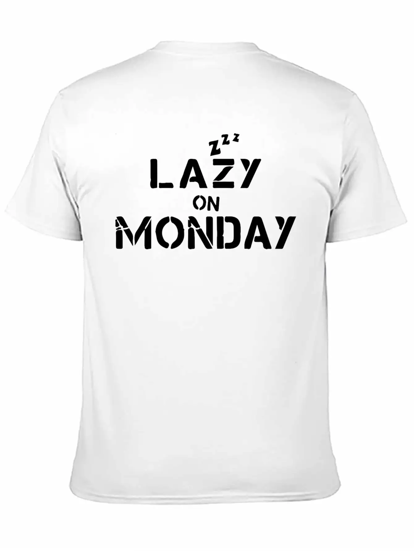 Lazy On Monday Basic Graphic T-Shirt – Daily Comfort In Soft Cotton