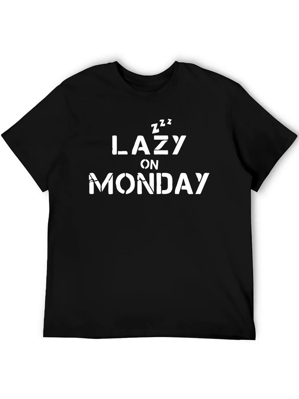 Lazy On Monday Basic Graphic T-Shirt – Daily Comfort In Soft Cotton