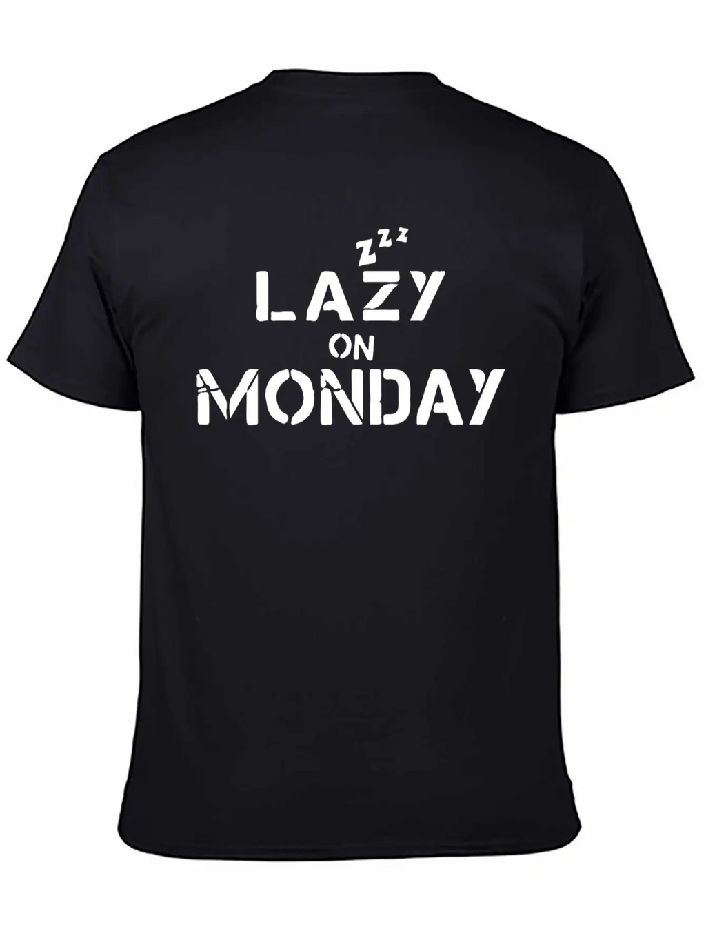 Lazy On Monday Basic Graphic T-Shirt – Daily Comfort In Soft Cotton