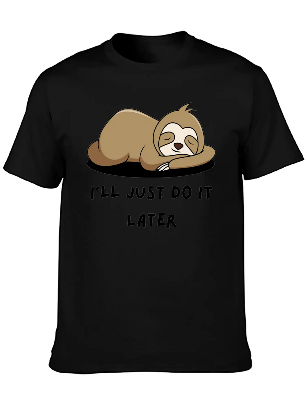 Lazy Sloth T-Shirt Stylish Everyday T-Shirt – Unisex Basic Cotton Tee