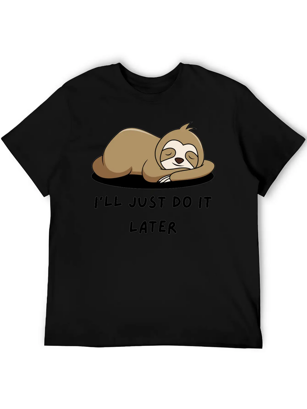 Lazy Sloth T-Shirt Stylish Everyday T-Shirt – Unisex Basic Cotton Tee