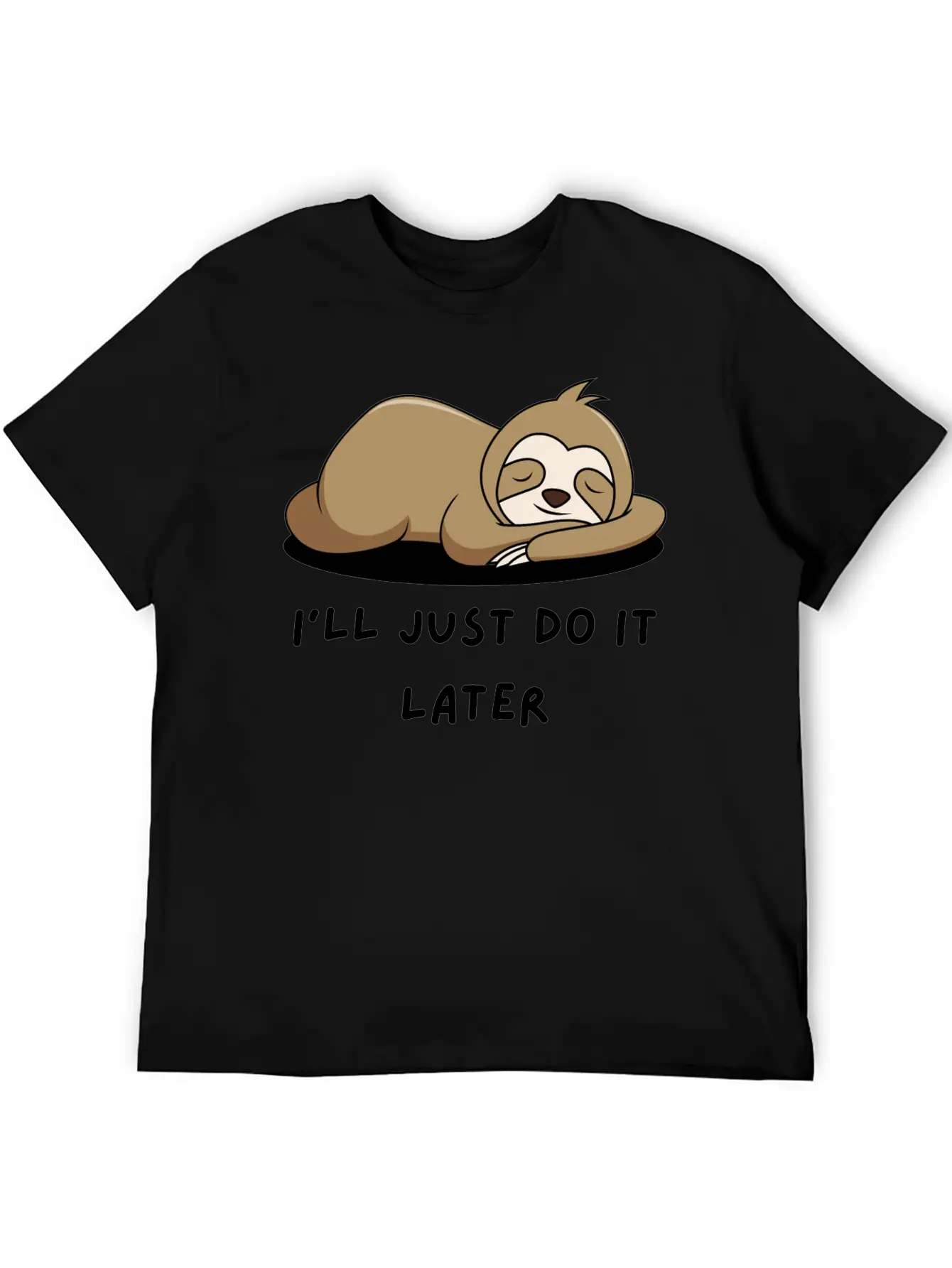 Lazy Sloth T-Shirt Stylish Everyday T-Shirt – Unisex Basic Cotton Tee