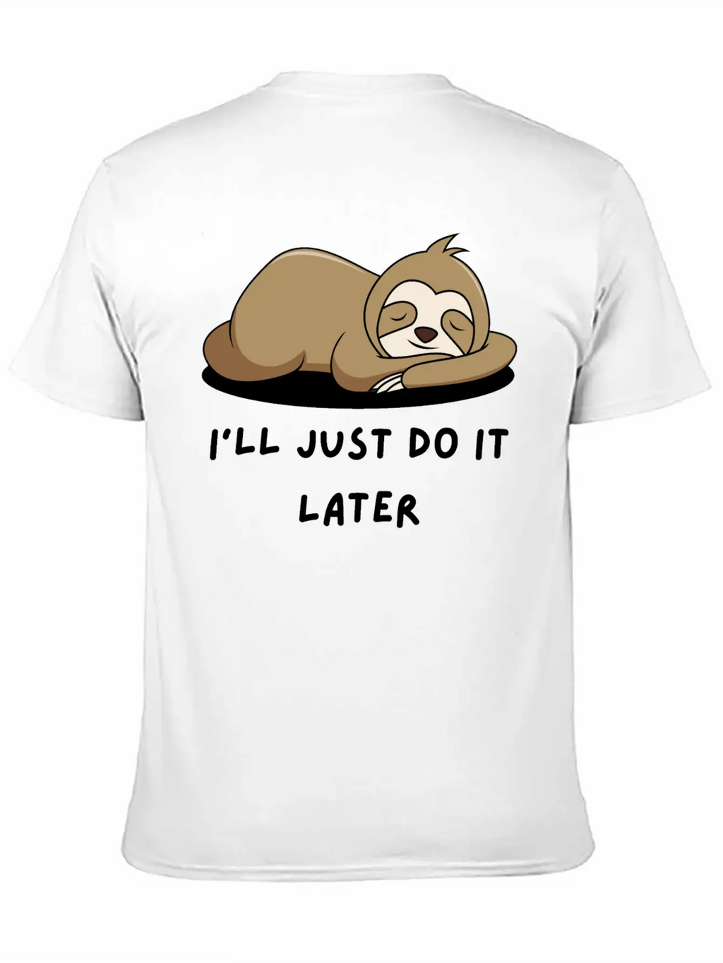 Lazy Sloth T-Shirt Stylish Everyday T-Shirt – Unisex Basic Cotton Tee