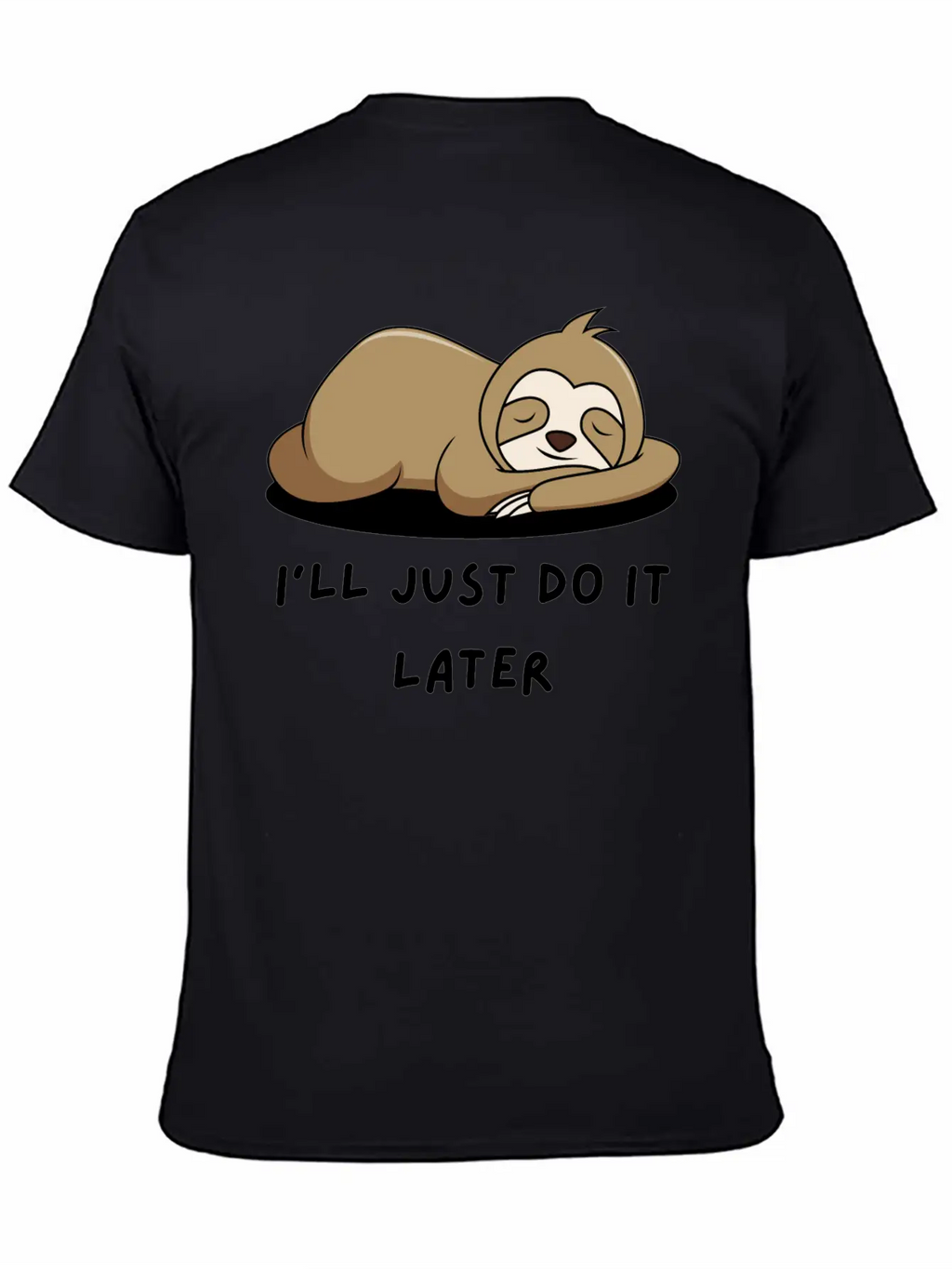 Lazy Sloth T-Shirt Stylish Everyday T-Shirt – Unisex Basic Cotton Tee