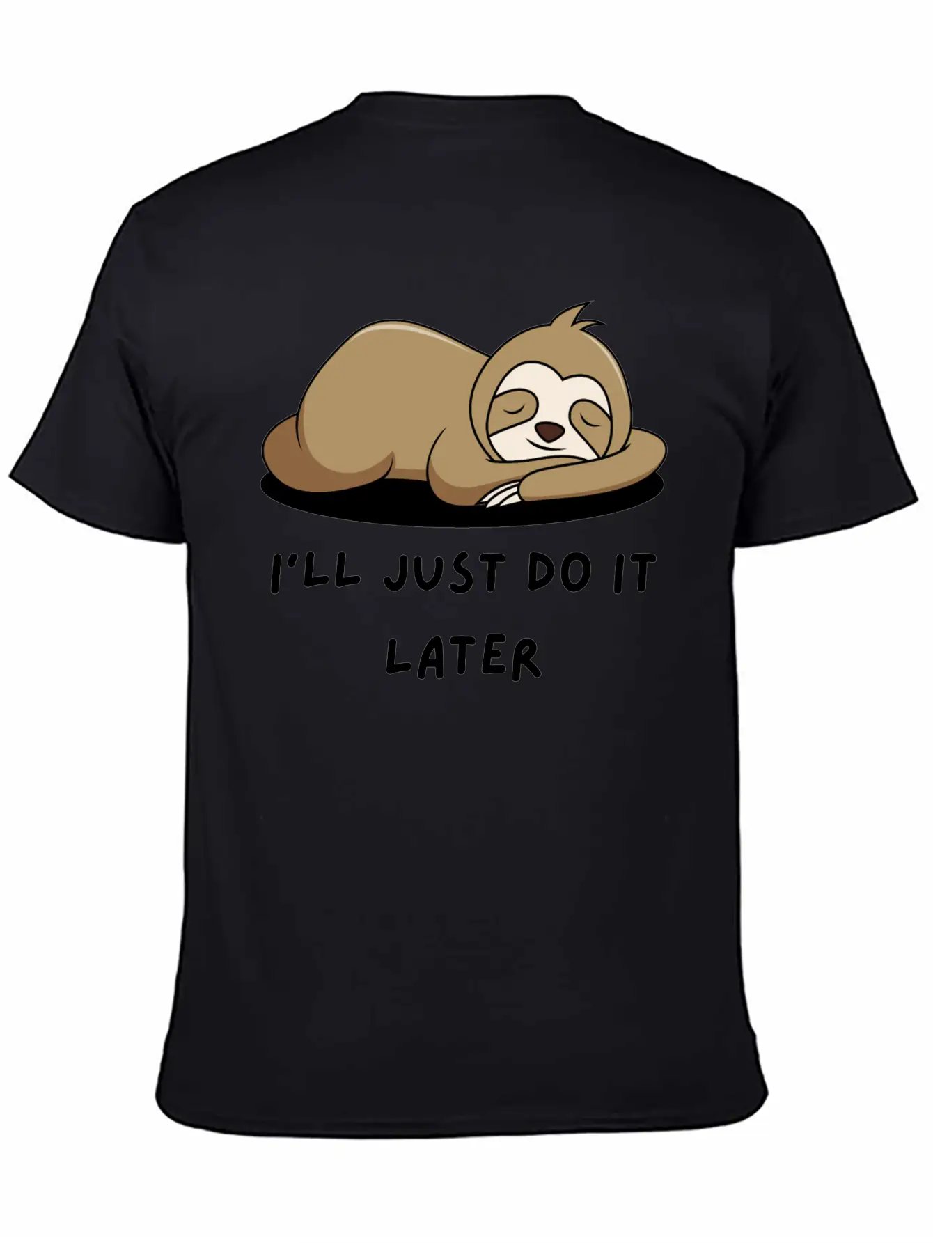 Lazy Sloth T-Shirt Stylish Everyday T-Shirt – Unisex Basic Cotton Tee
