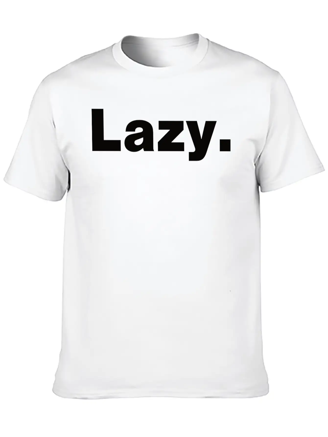 Lazy - Wearable Mood Designs Breathable Soft Cotton T-Shirt – Timeless Casual Look