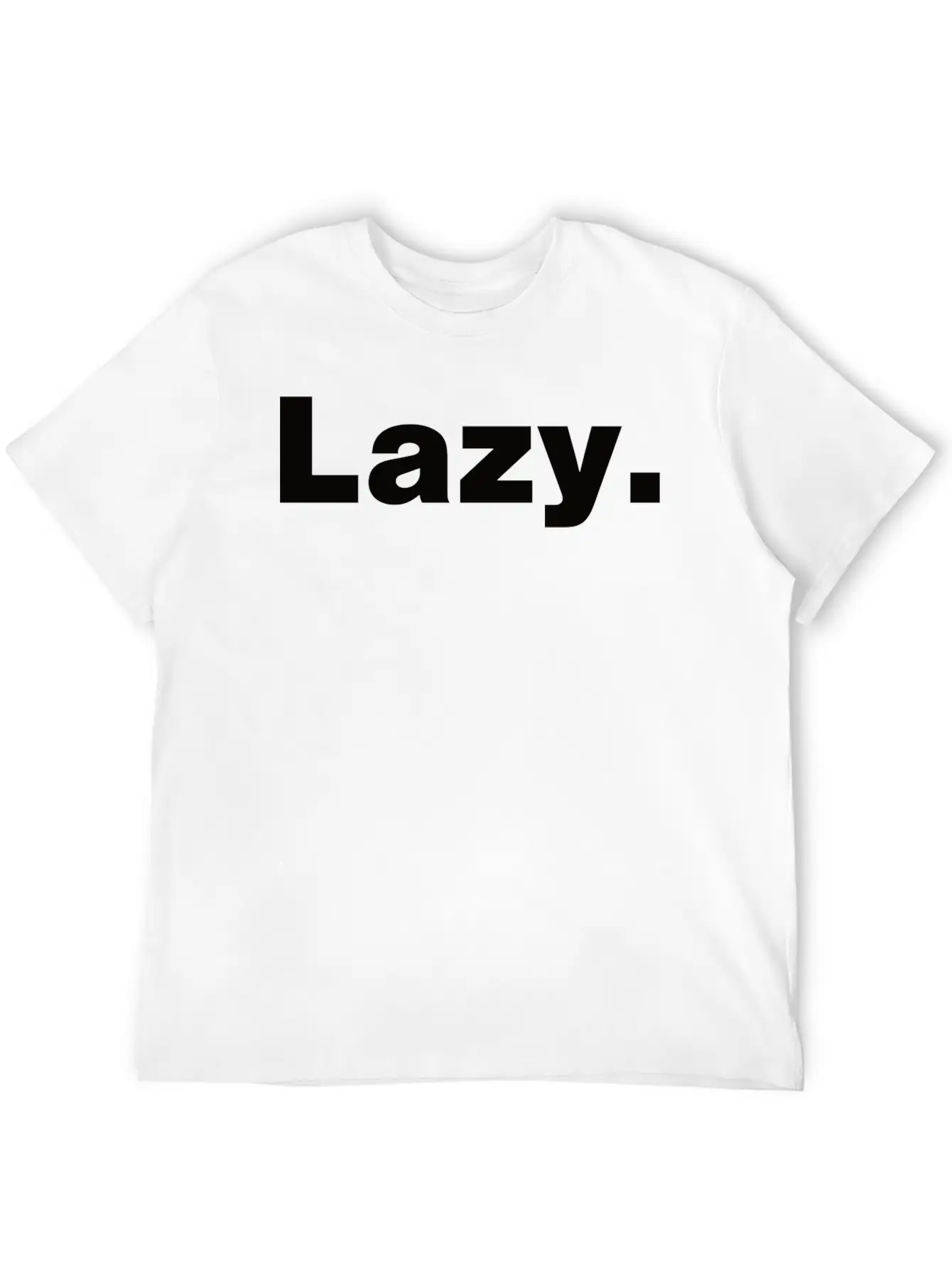 Lazy - Wearable Mood Designs Breathable Soft Cotton T-Shirt – Timeless Casual Look