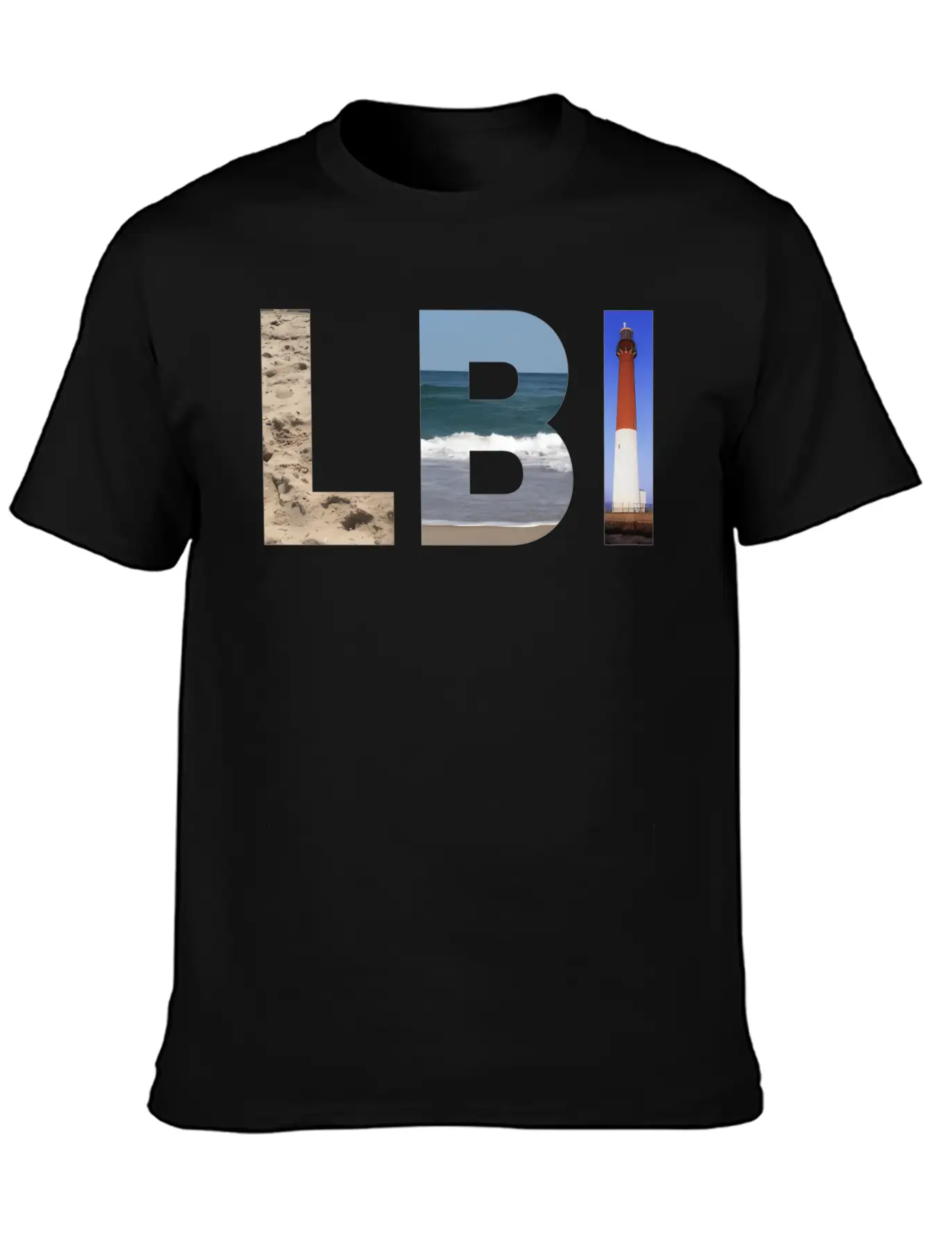 Lbi Long Beach Island Nj Photo Beach Ocean Timeless Short Sleeve Tee – Comfy And Minimalist Design