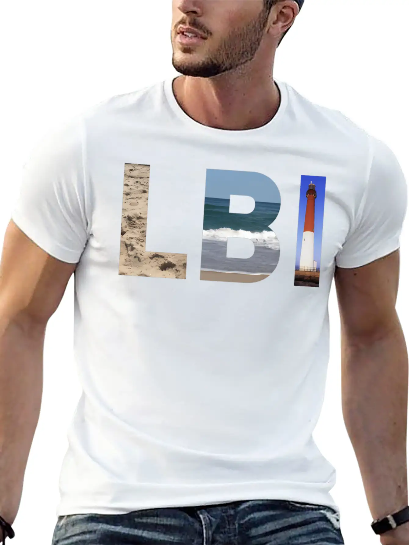 Lbi Long Beach Island Nj Photo Beach Ocean Timeless Short Sleeve Tee – Comfy And Minimalist Design
