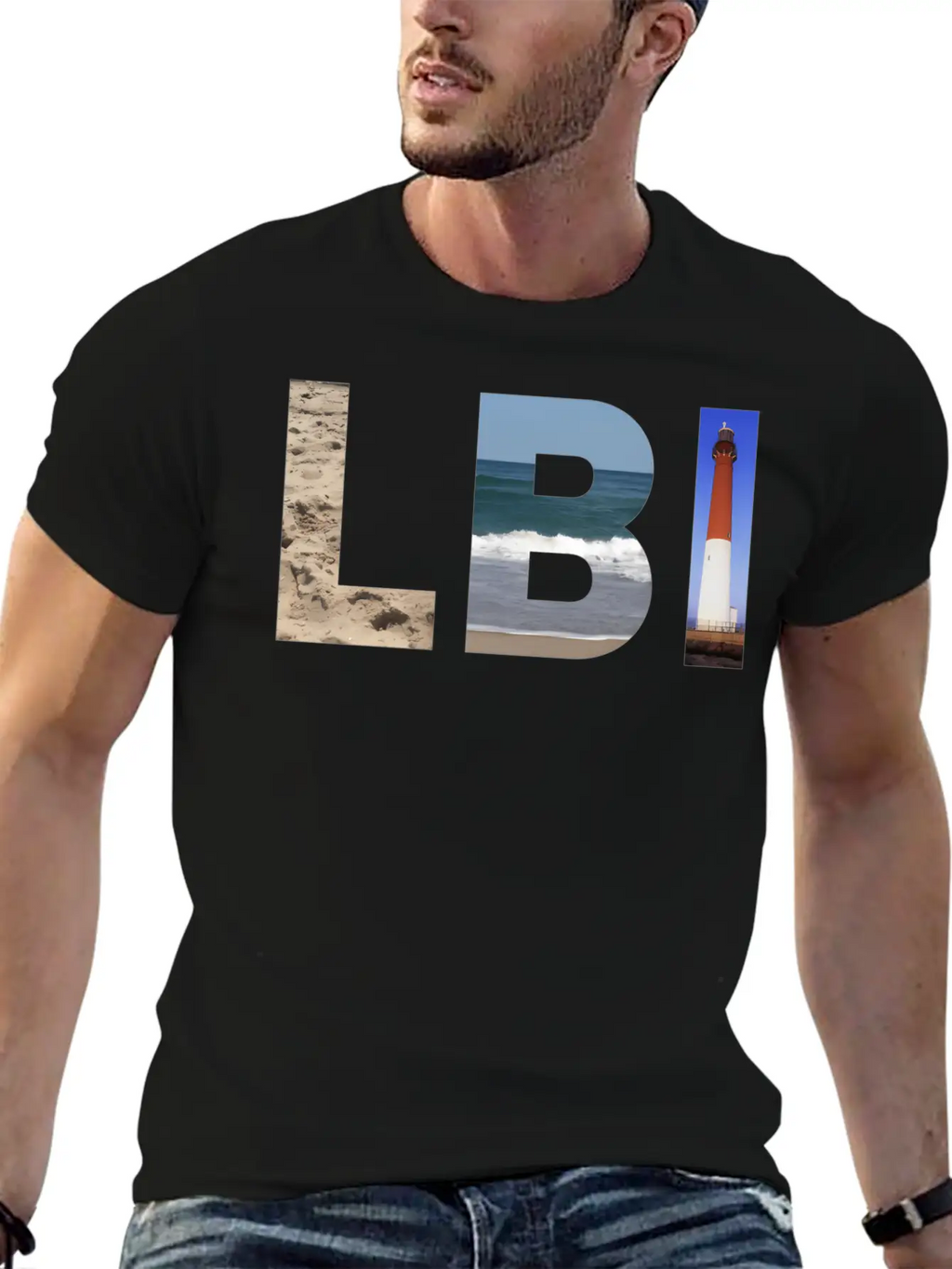 Lbi Long Beach Island Nj Photo Beach Ocean Timeless Short Sleeve Tee – Comfy And Minimalist Design
