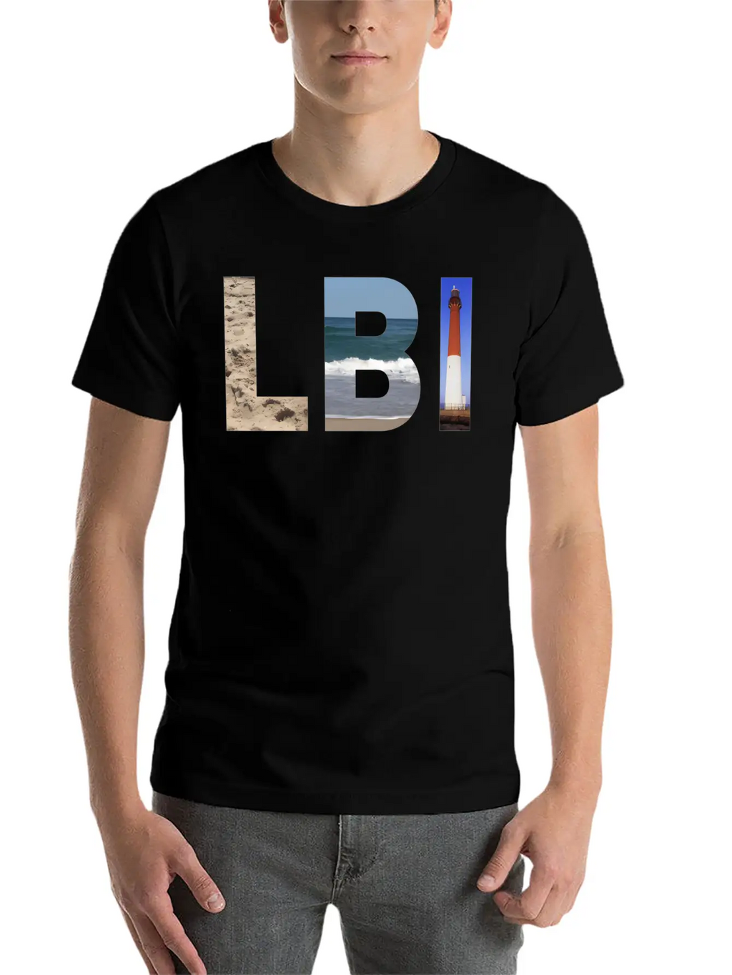 Lbi Long Beach Island Nj Photo Beach Ocean Timeless Short Sleeve Tee – Comfy And Minimalist Design